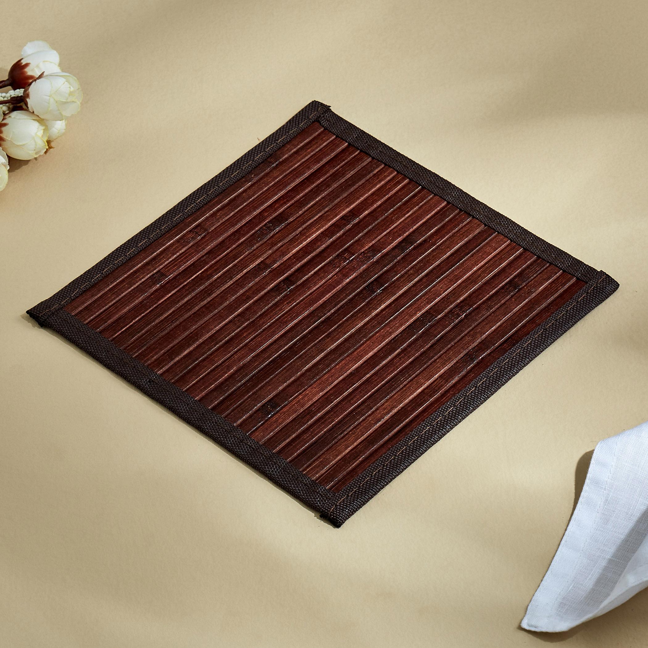 Habitat Bamboo Trivet in Brown