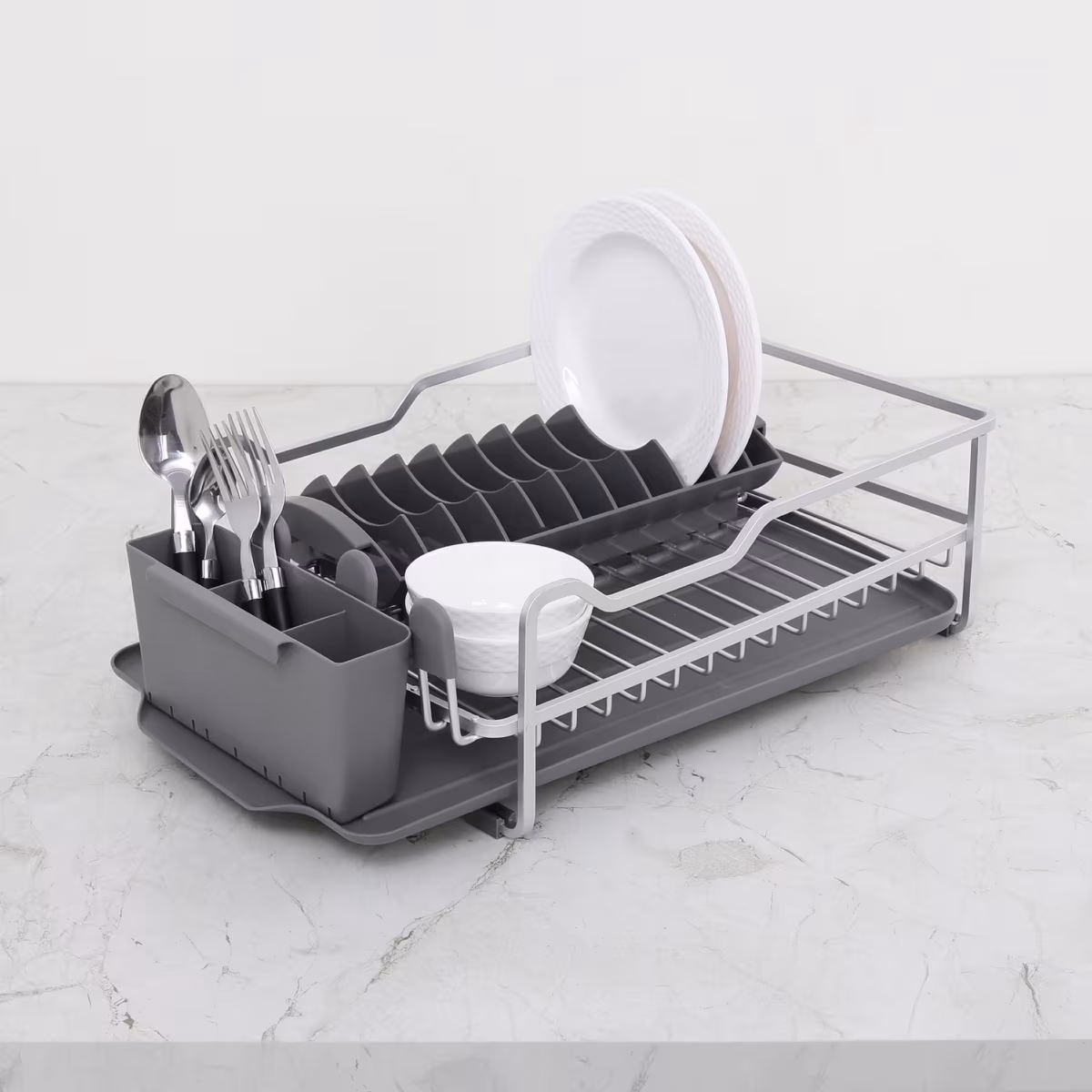Orion Aluminium Dish Rack in Silver