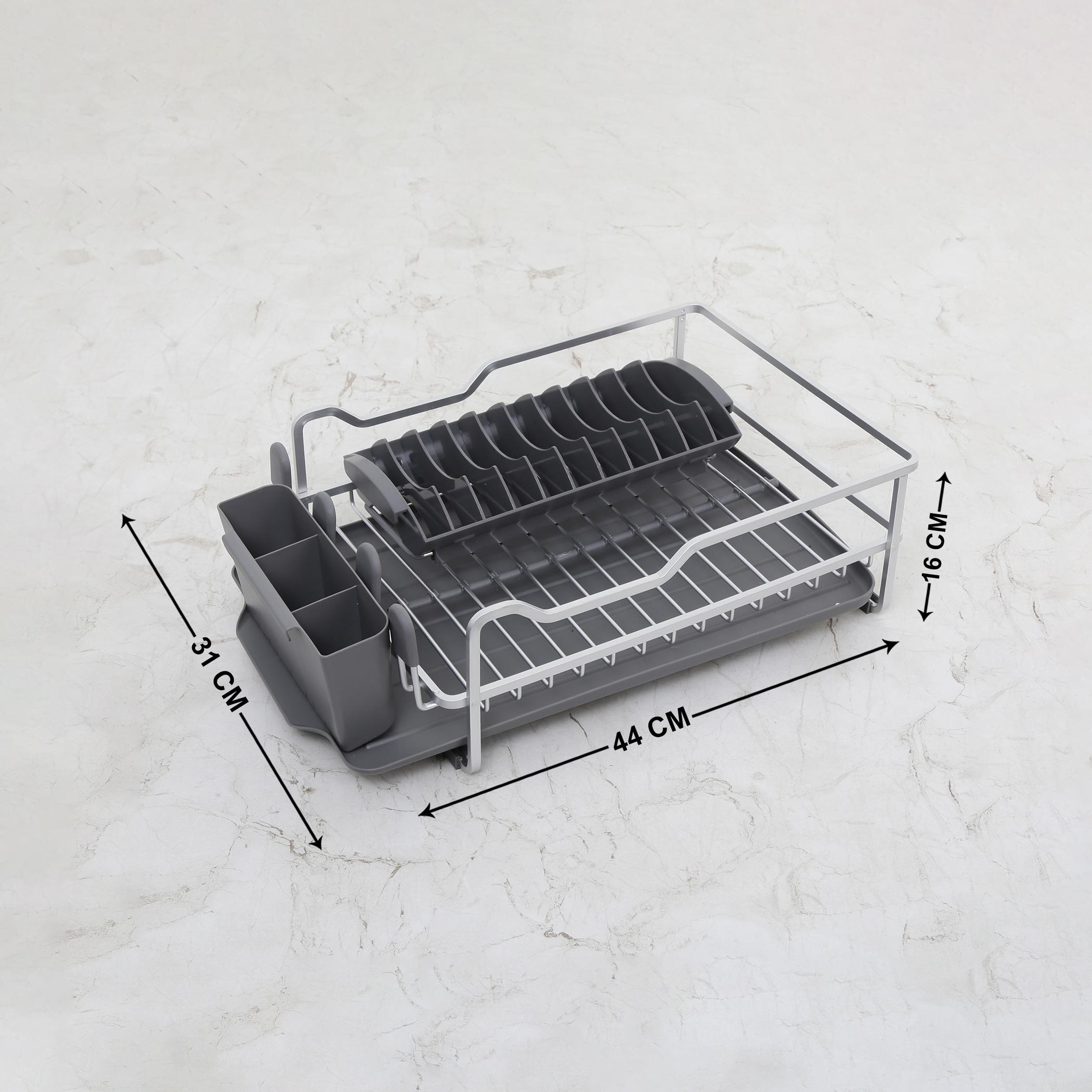 Orion Aluminium Dish Rack in Silver