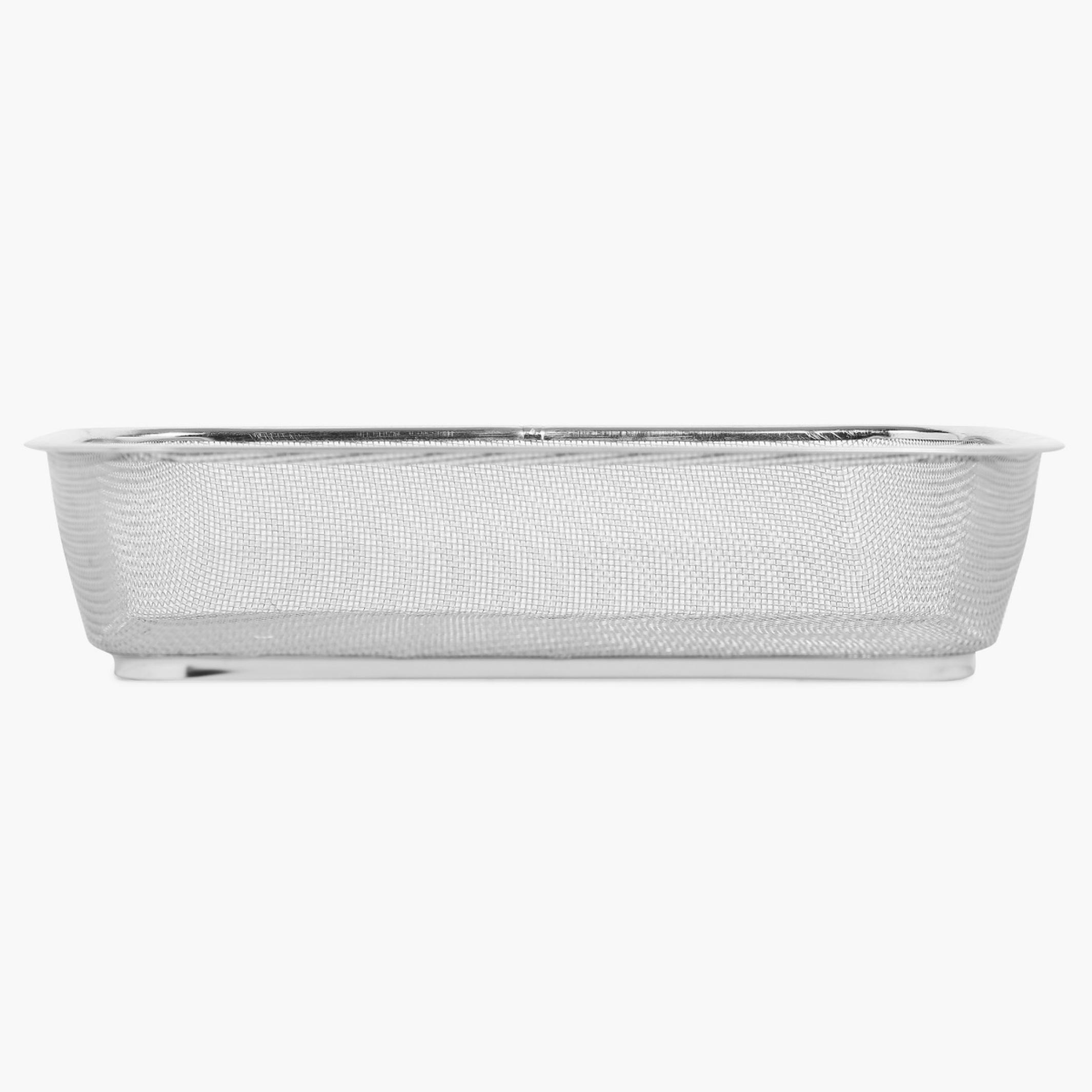 Glovia Stainless Steel Fridge Basket in Silver