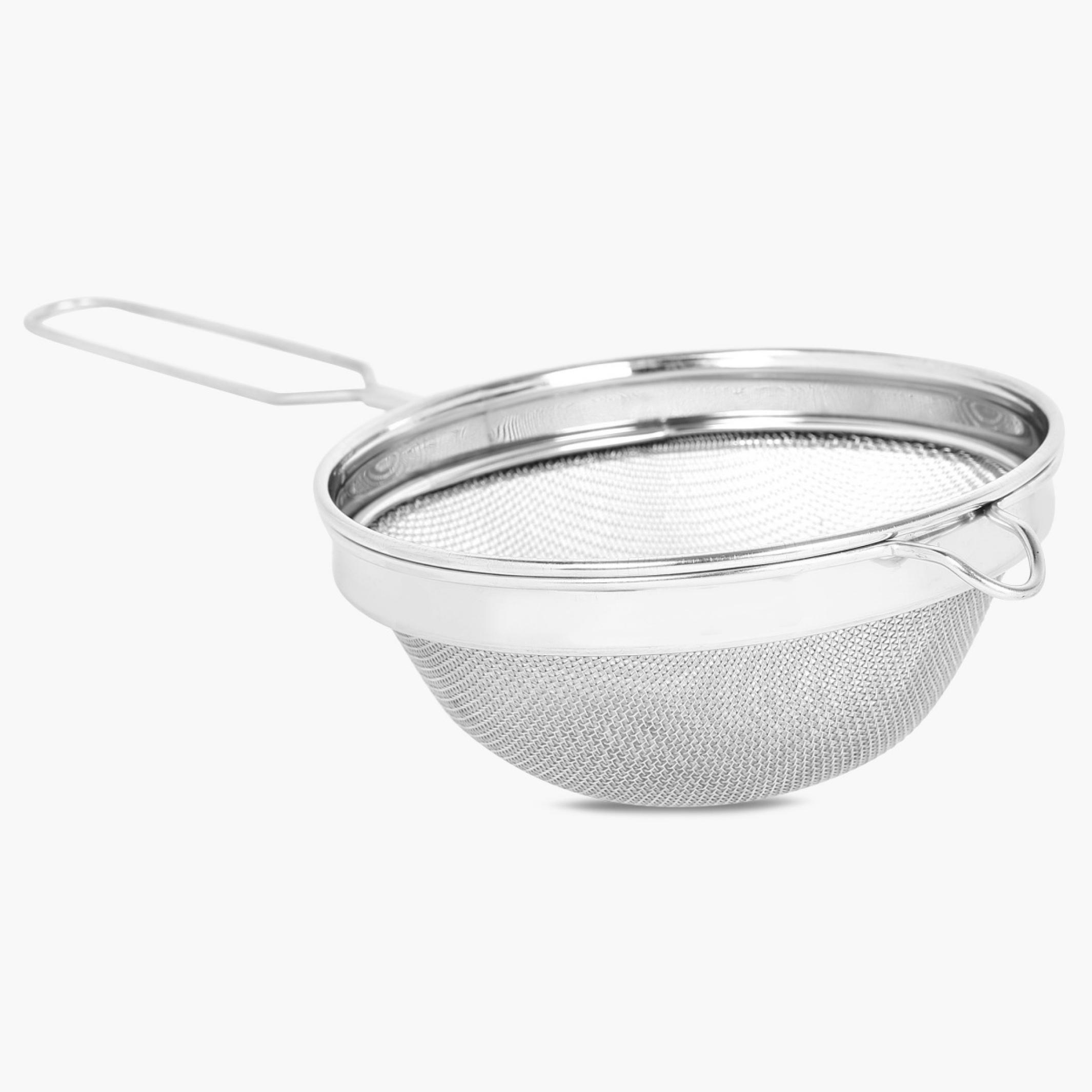 Ferrit Stainless Steel Soup Strainer in Silver
