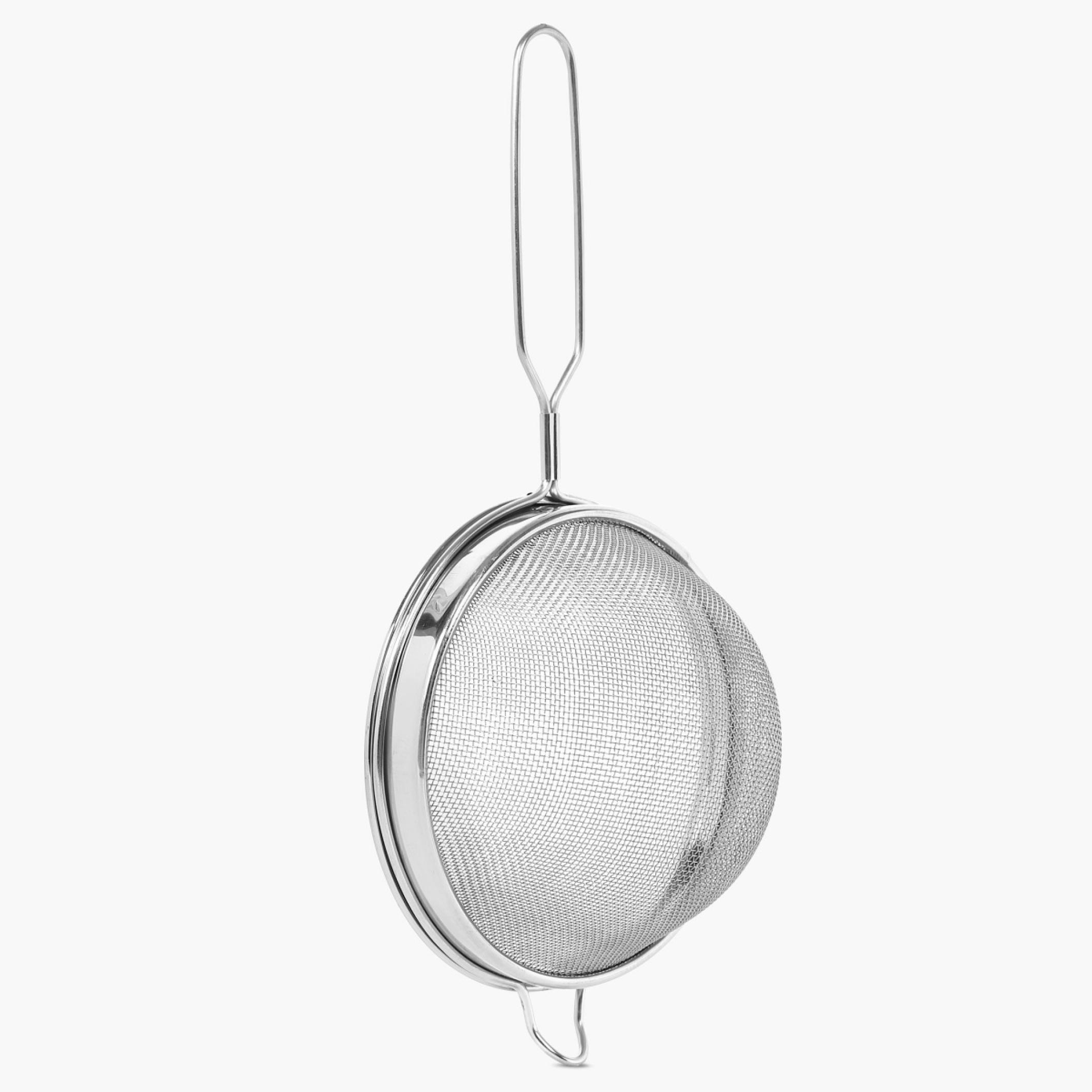 Ferrit Stainless Steel Soup Strainer in Silver