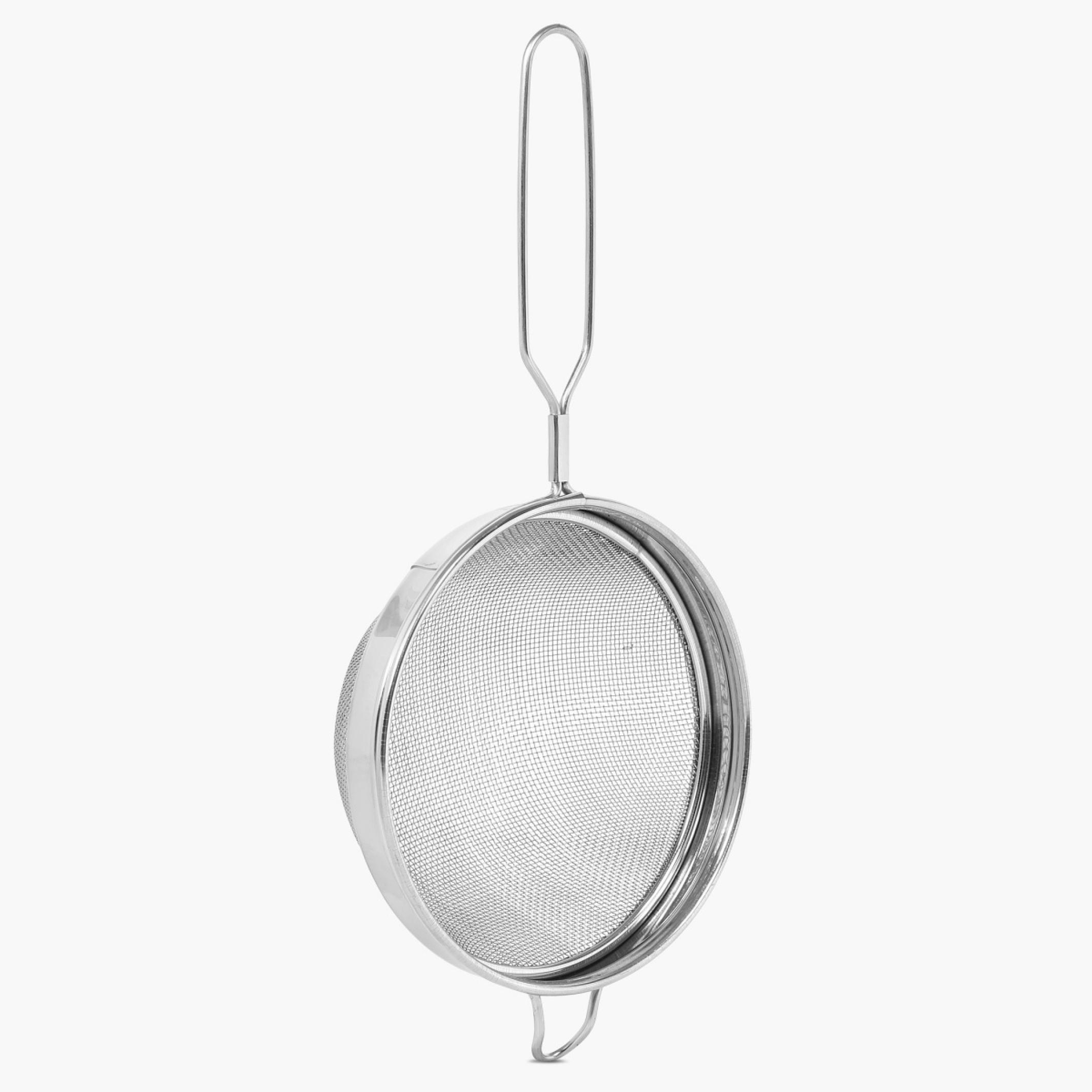 Ferrit Stainless Steel Soup Strainer in Silver