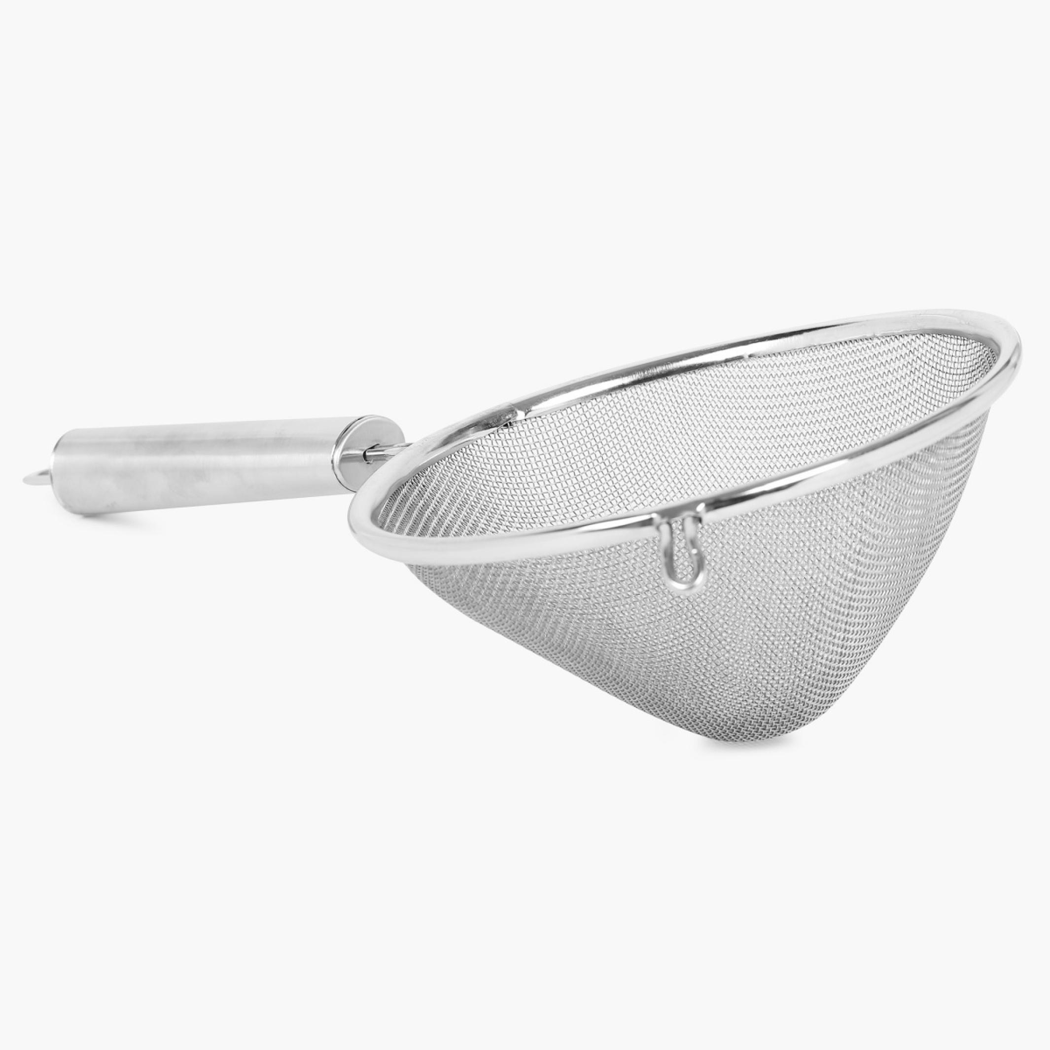 Ferrit Stainless Steel Soup Strainer in Silver