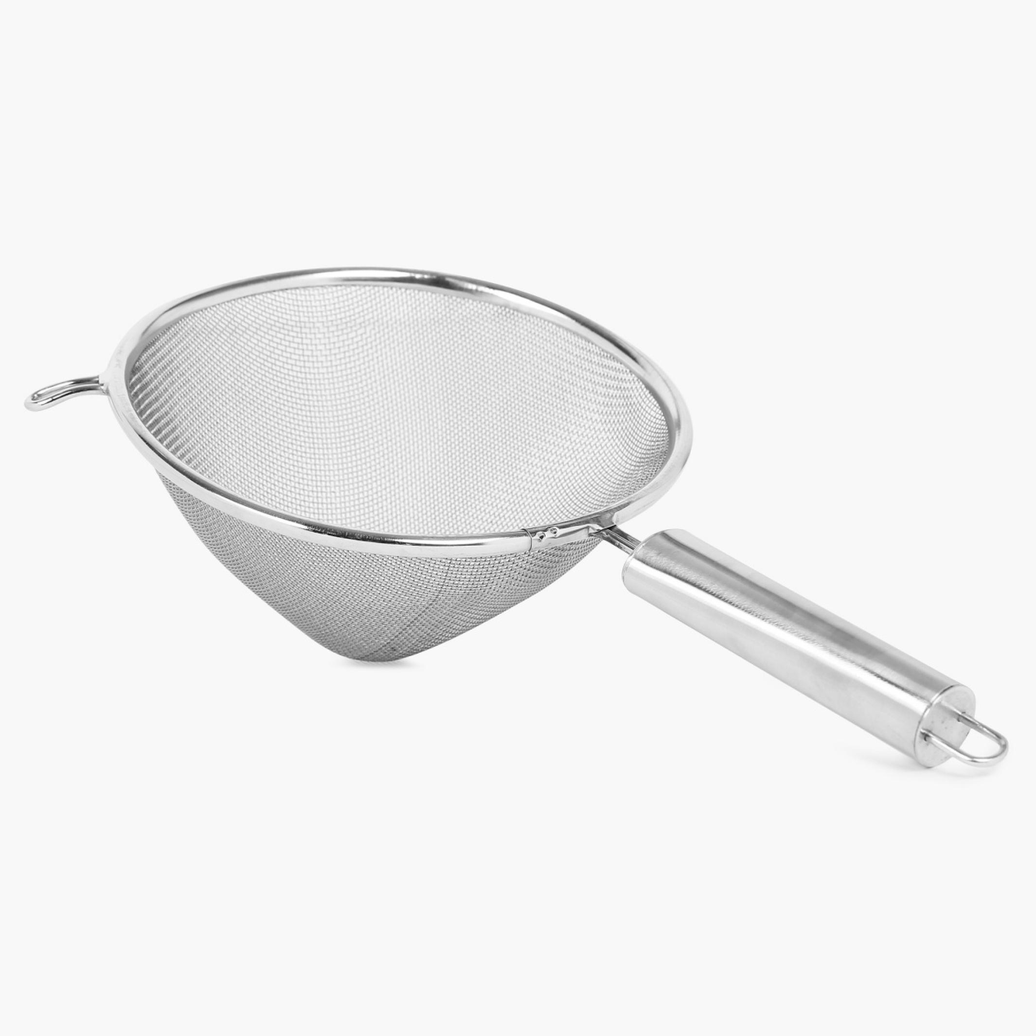 Ferrit Stainless Steel Soup Strainer in Silver
