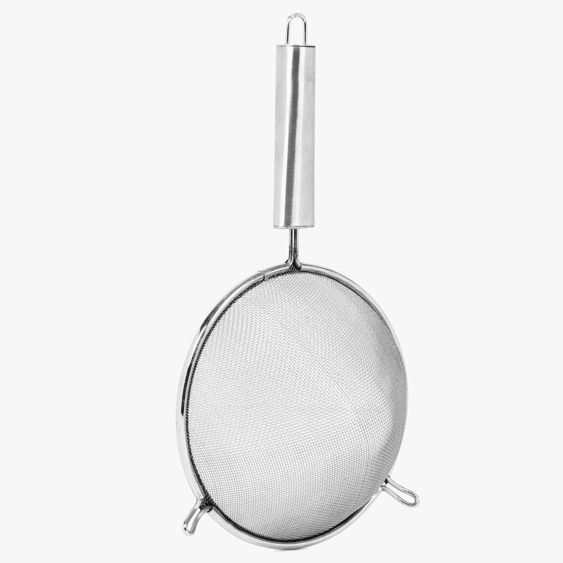 Ferrit Stainless Steel Soup Strainer in Silver
