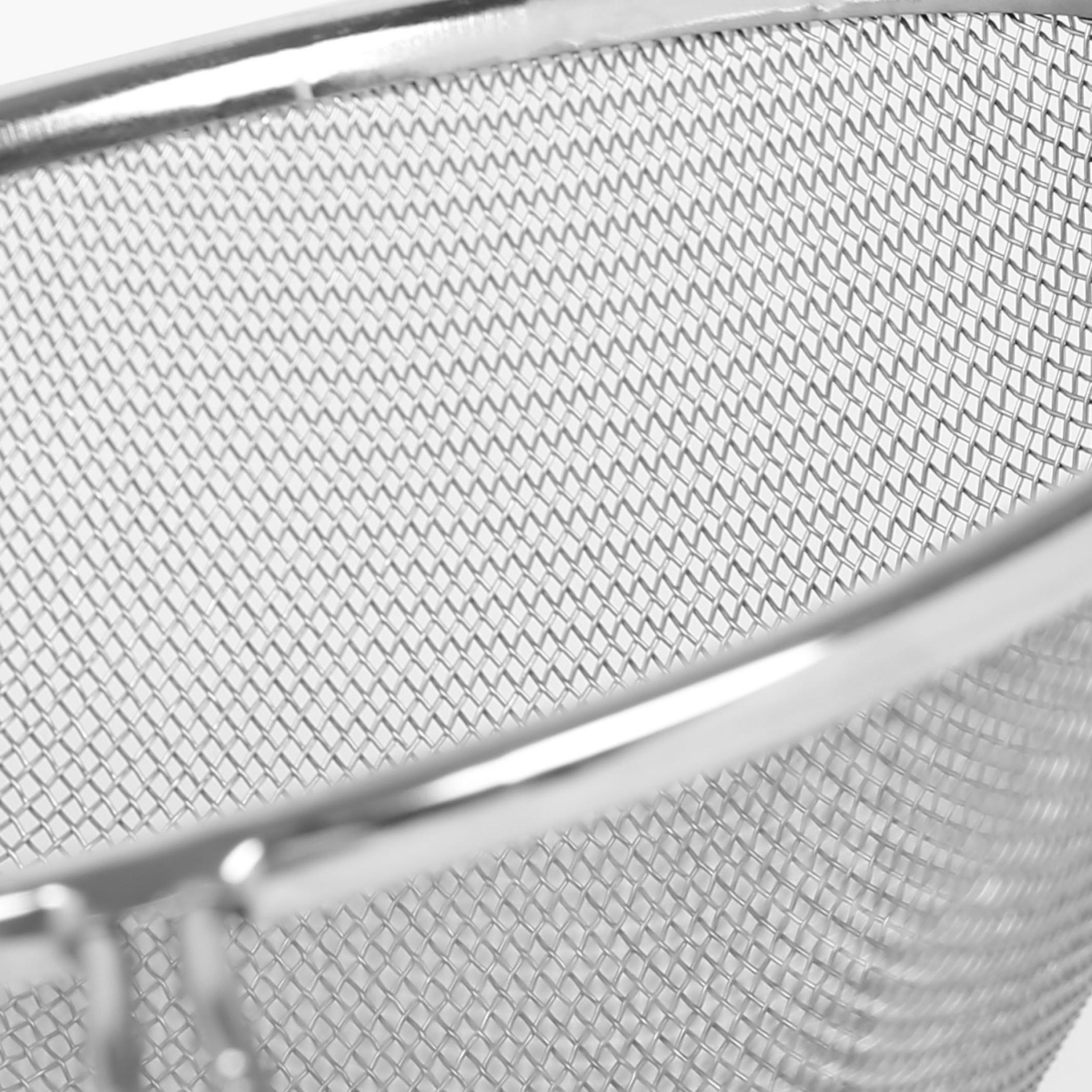 Ferrit Stainless Steel Soup Strainer in Silver