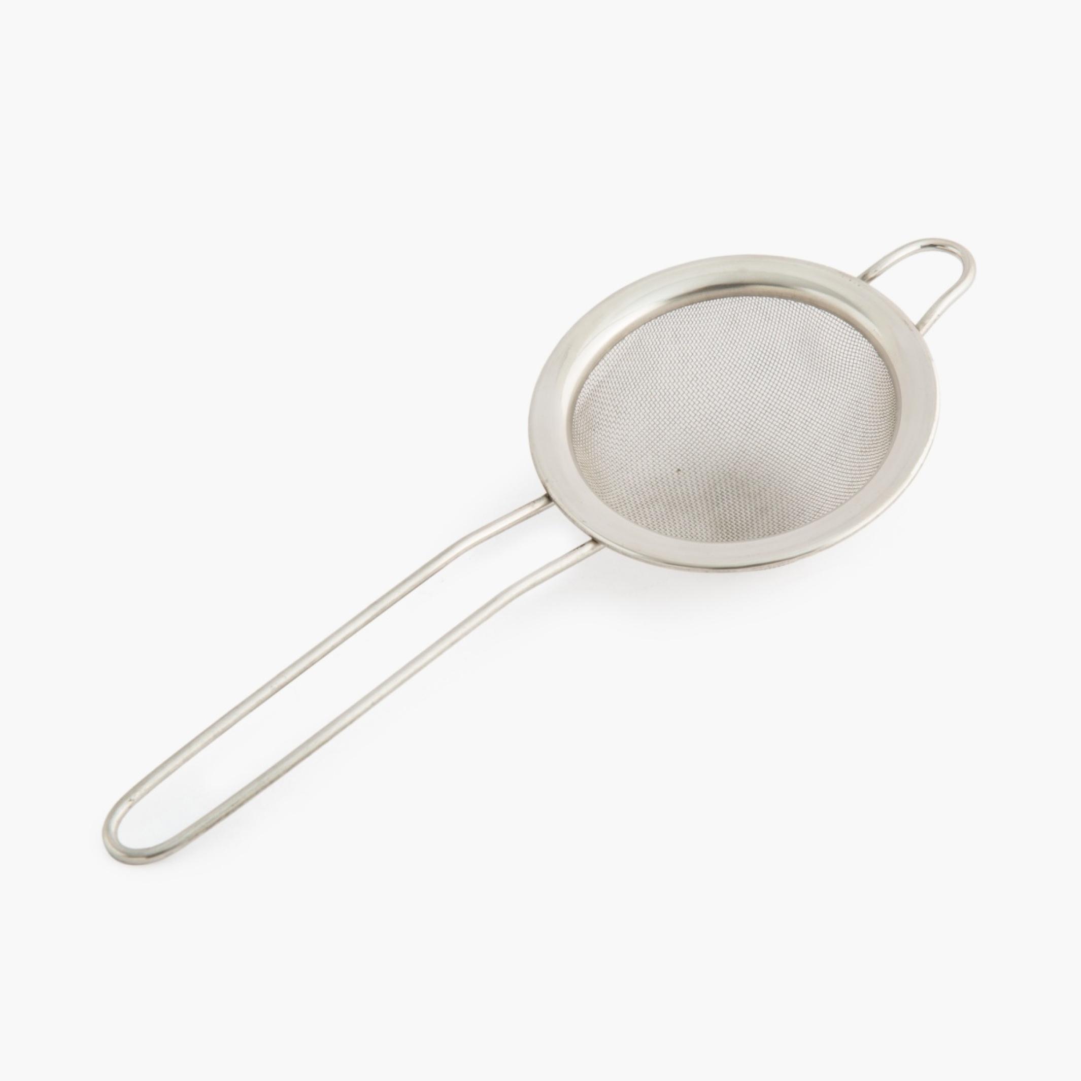 Ferrit Stainless Steel Tea Strainer in Silver