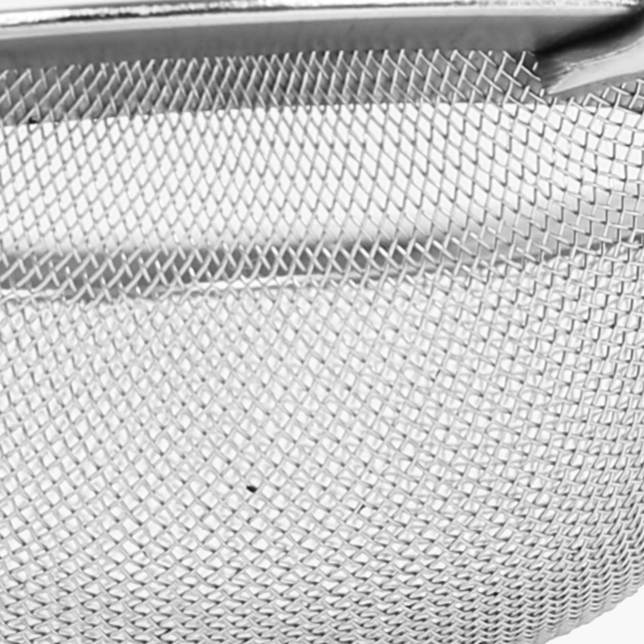 Ferrit Stainless Steel Tea Strainer in Silver