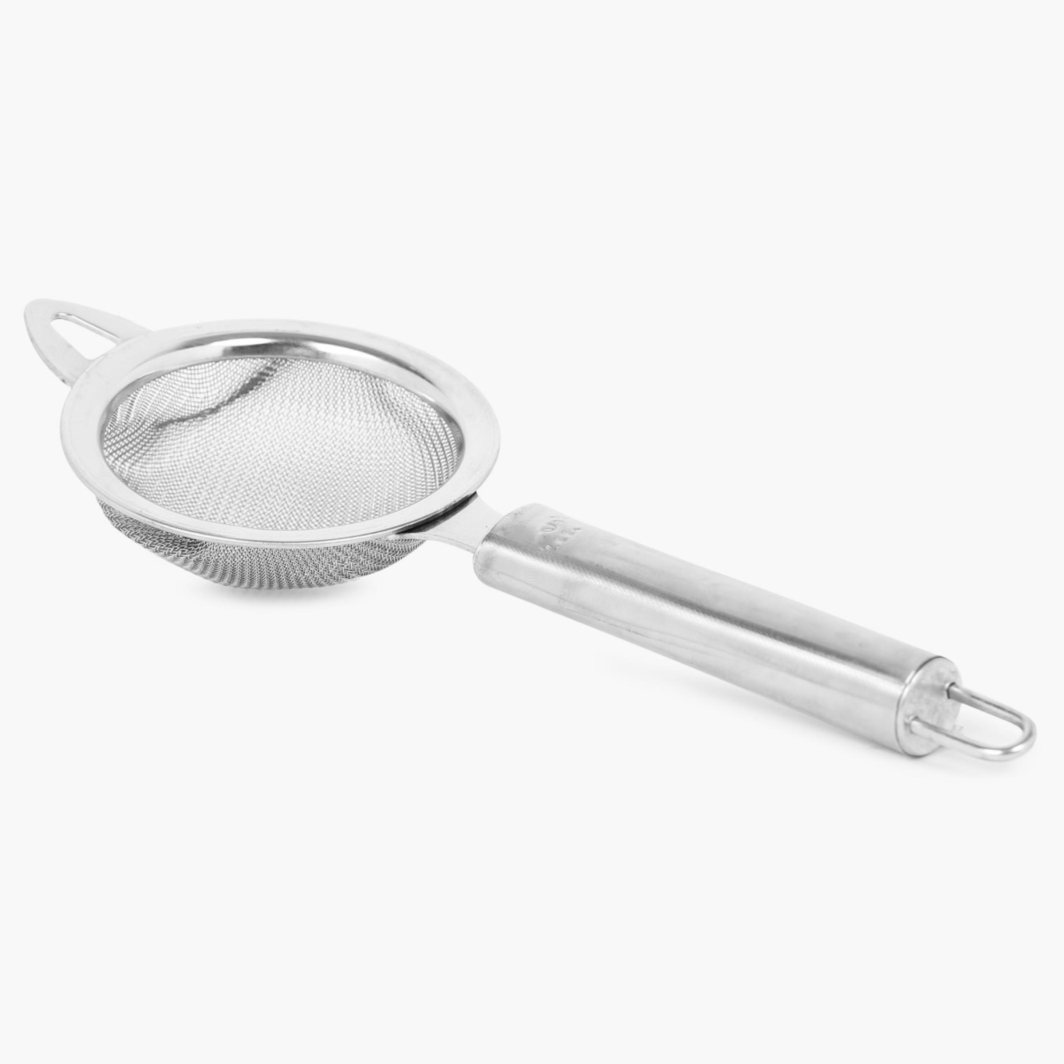Ferrit Stainless Steel Tea Strainer in Silver