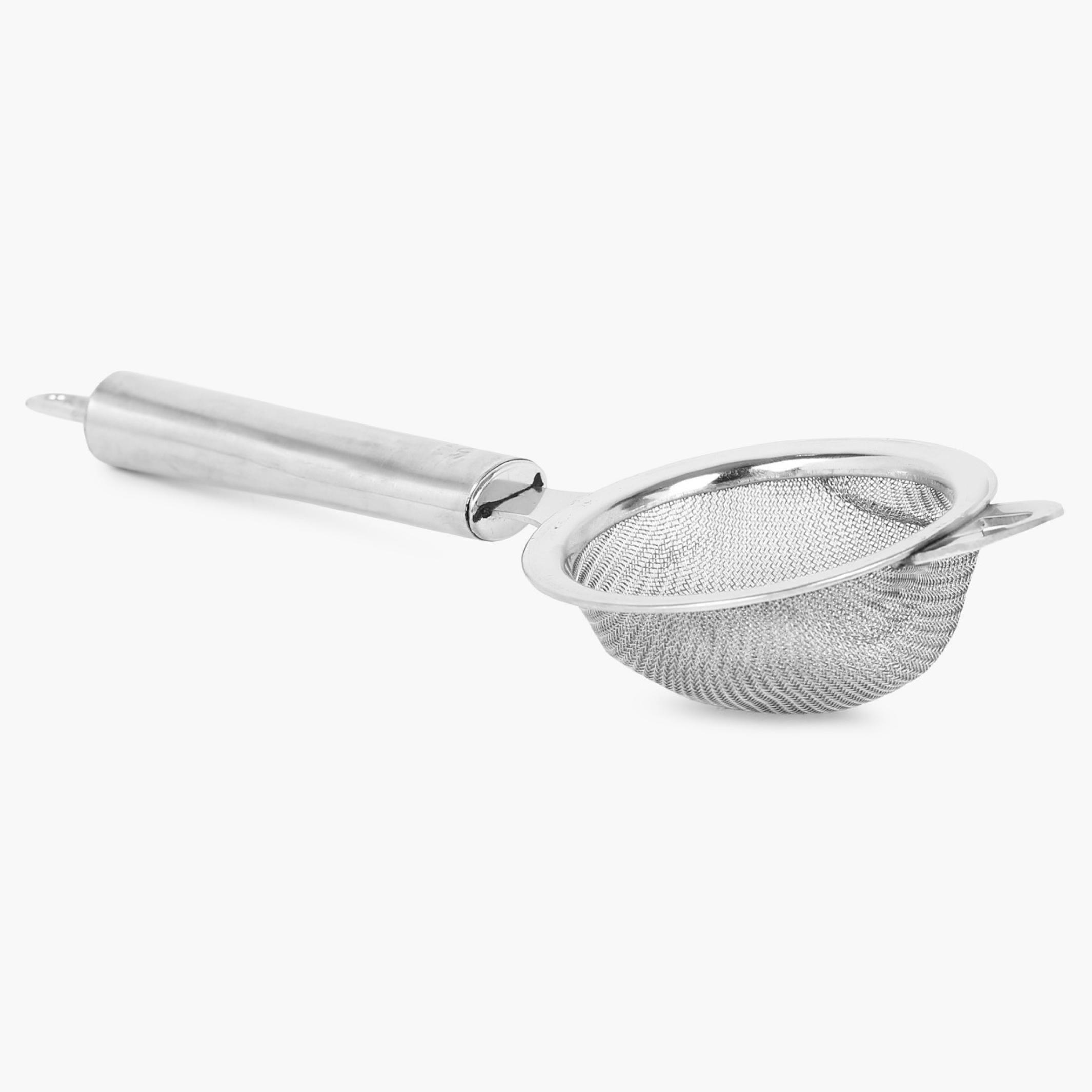 Ferrit Stainless Steel Tea Strainer in Silver