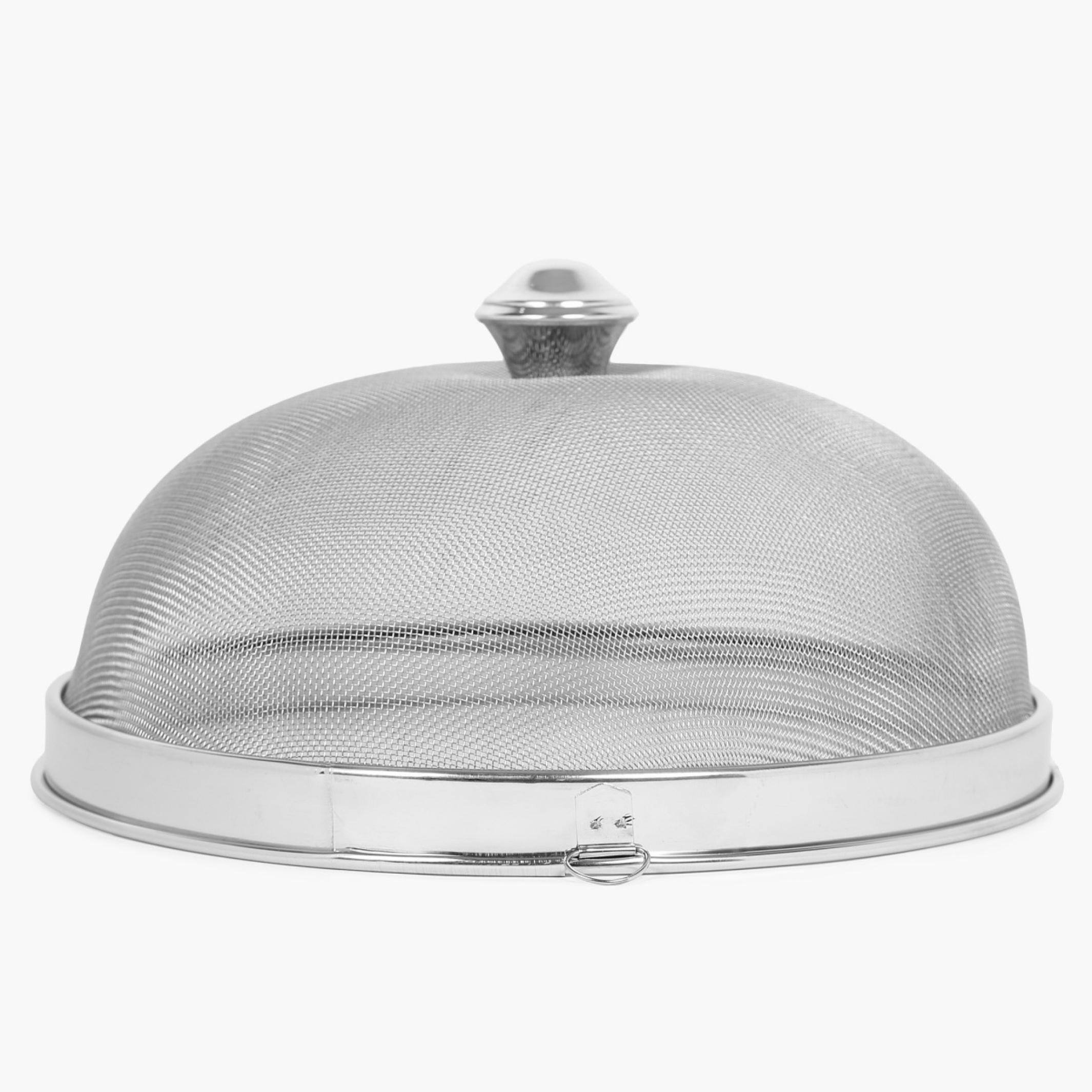 Ferrit Stainless Steel Dish Cover in Silver