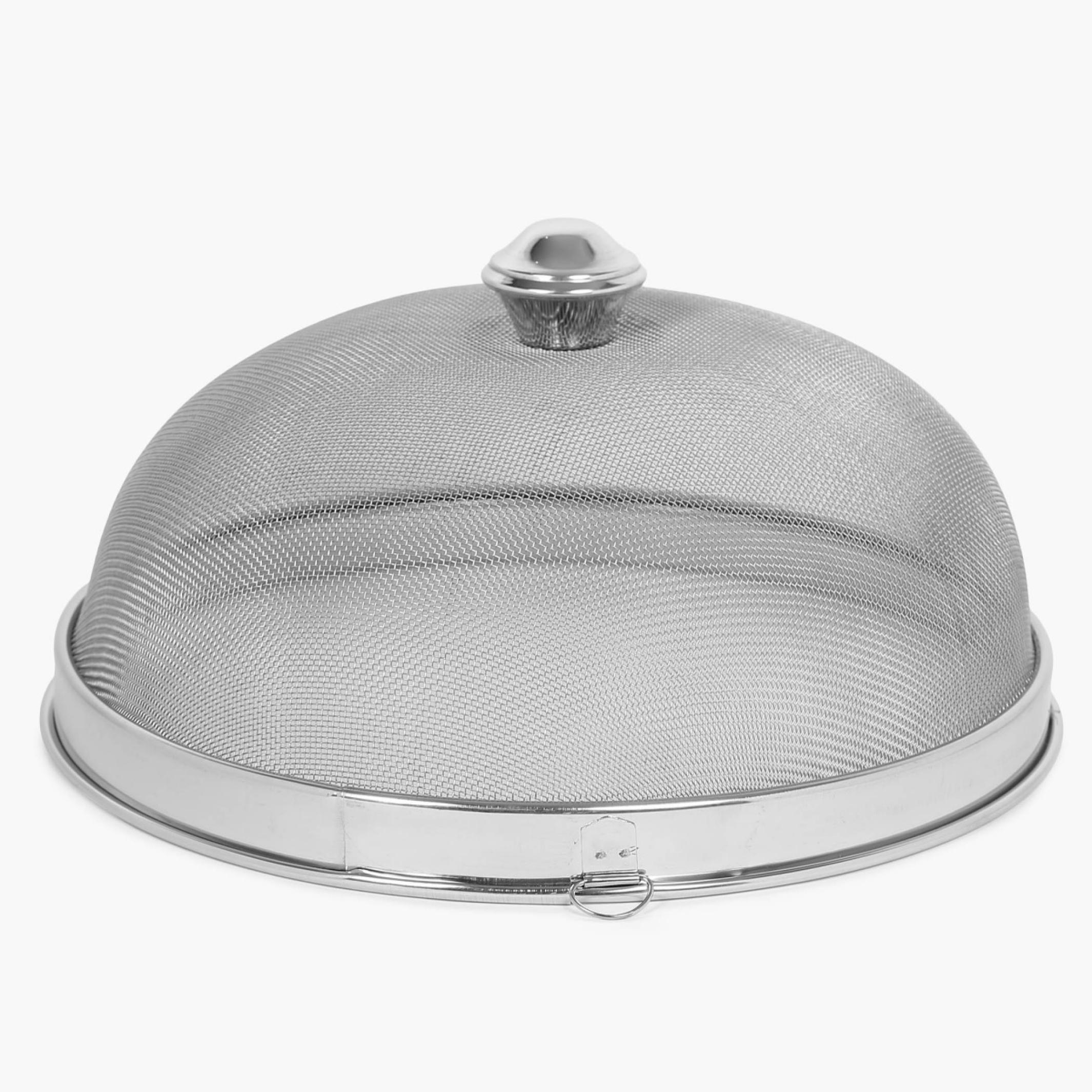 Ferrit Stainless Steel Dish Cover in Silver