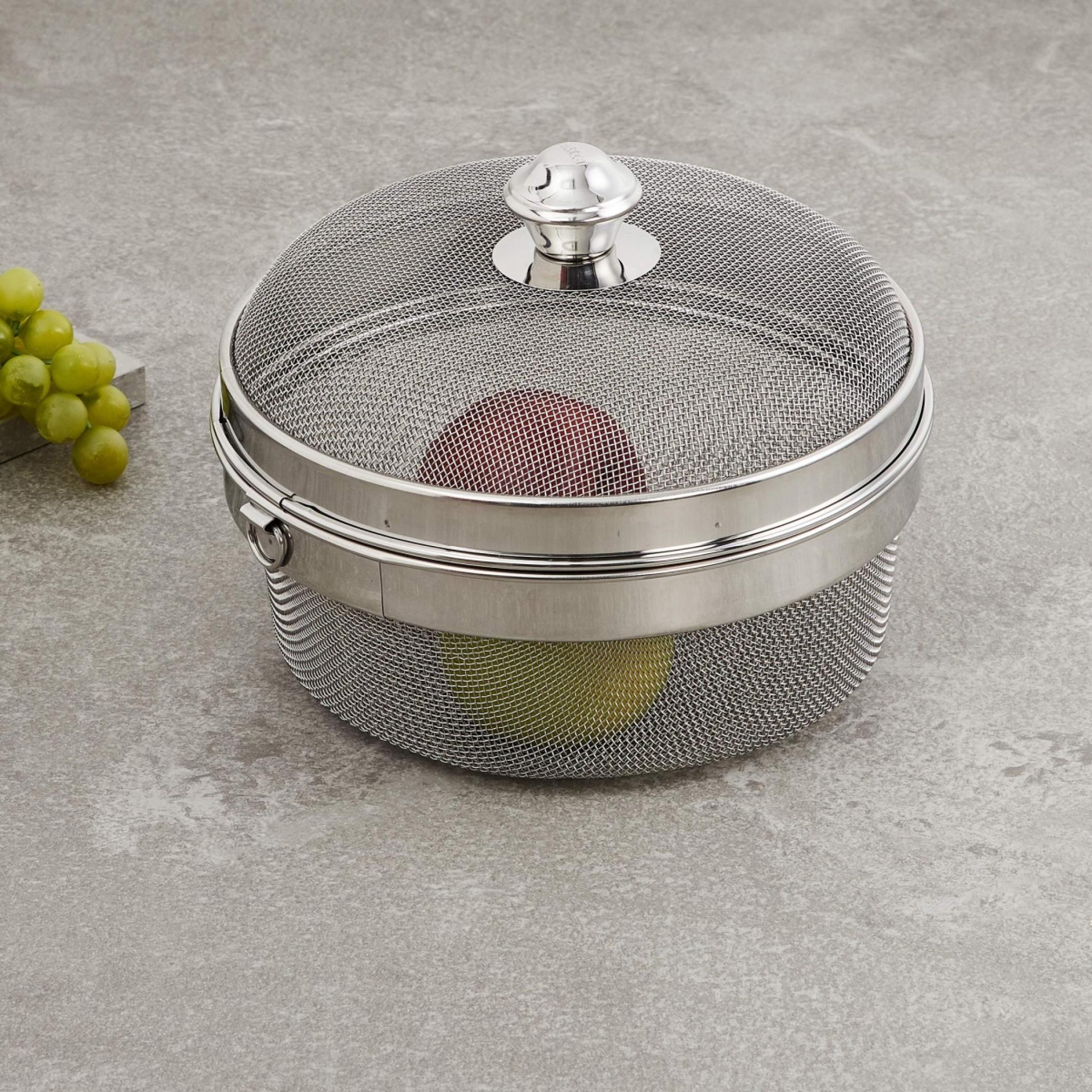 Ferrit Stainless Steel Multi-Utility Basket in Silver