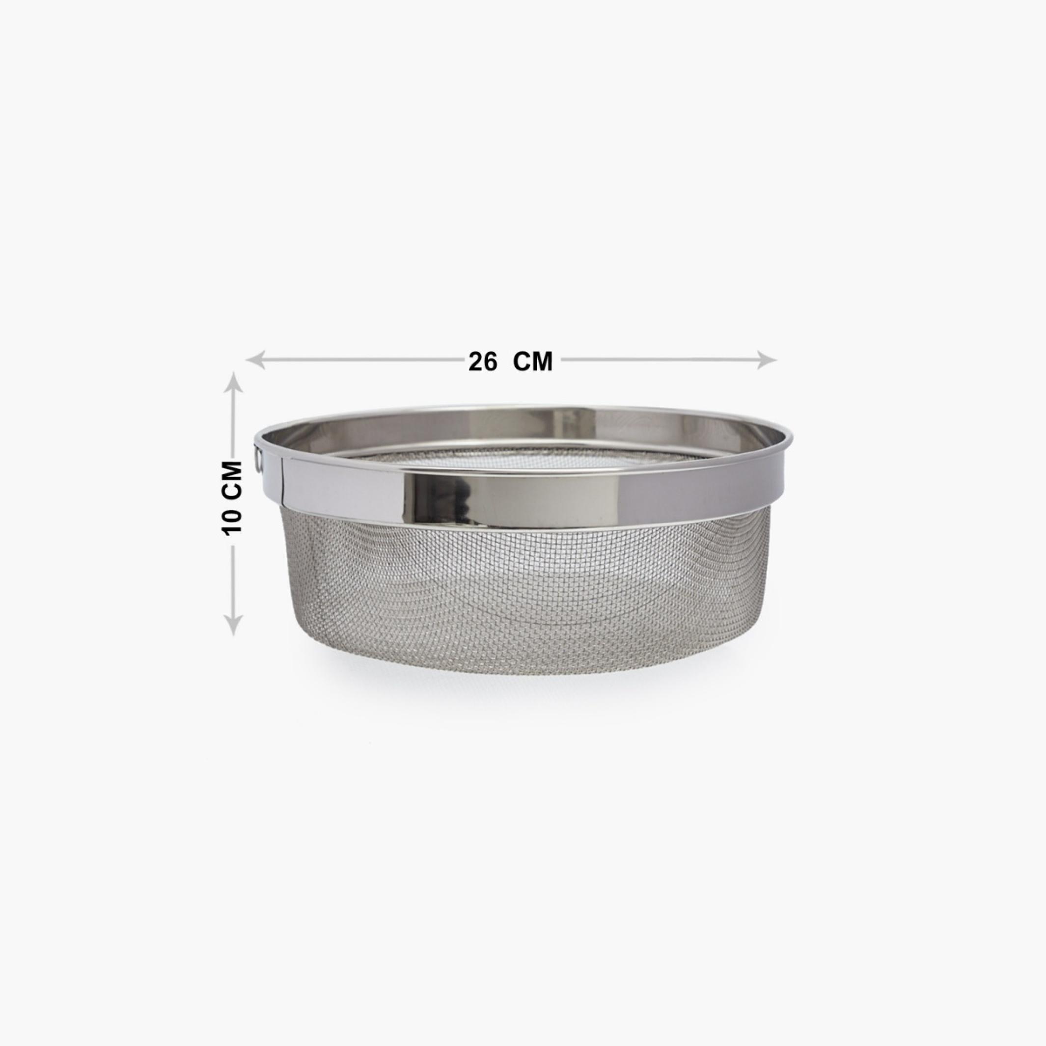 Ferrit Stainless Steel Multi-Utility Basket in Silver