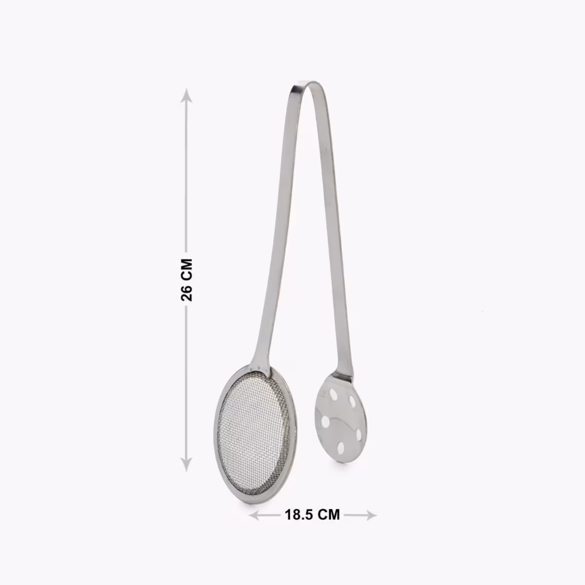 Ferrit Stainless Steel Serving Tong in Silver