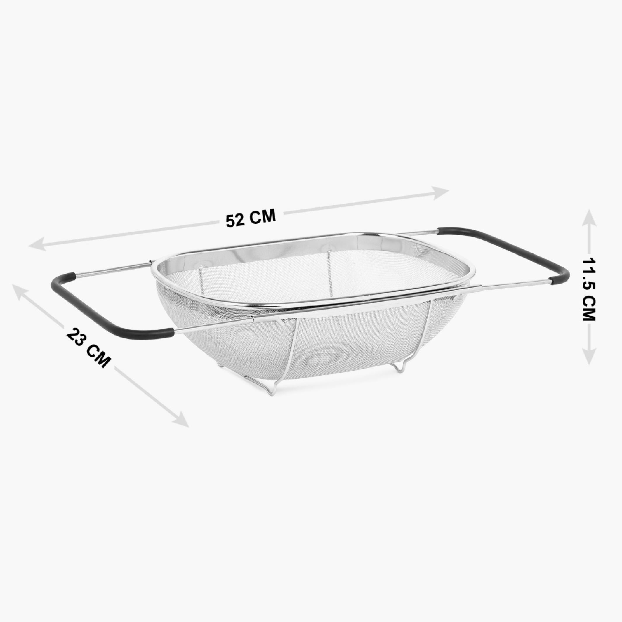 Glovia Stainless Steel Sink Basket in Silver