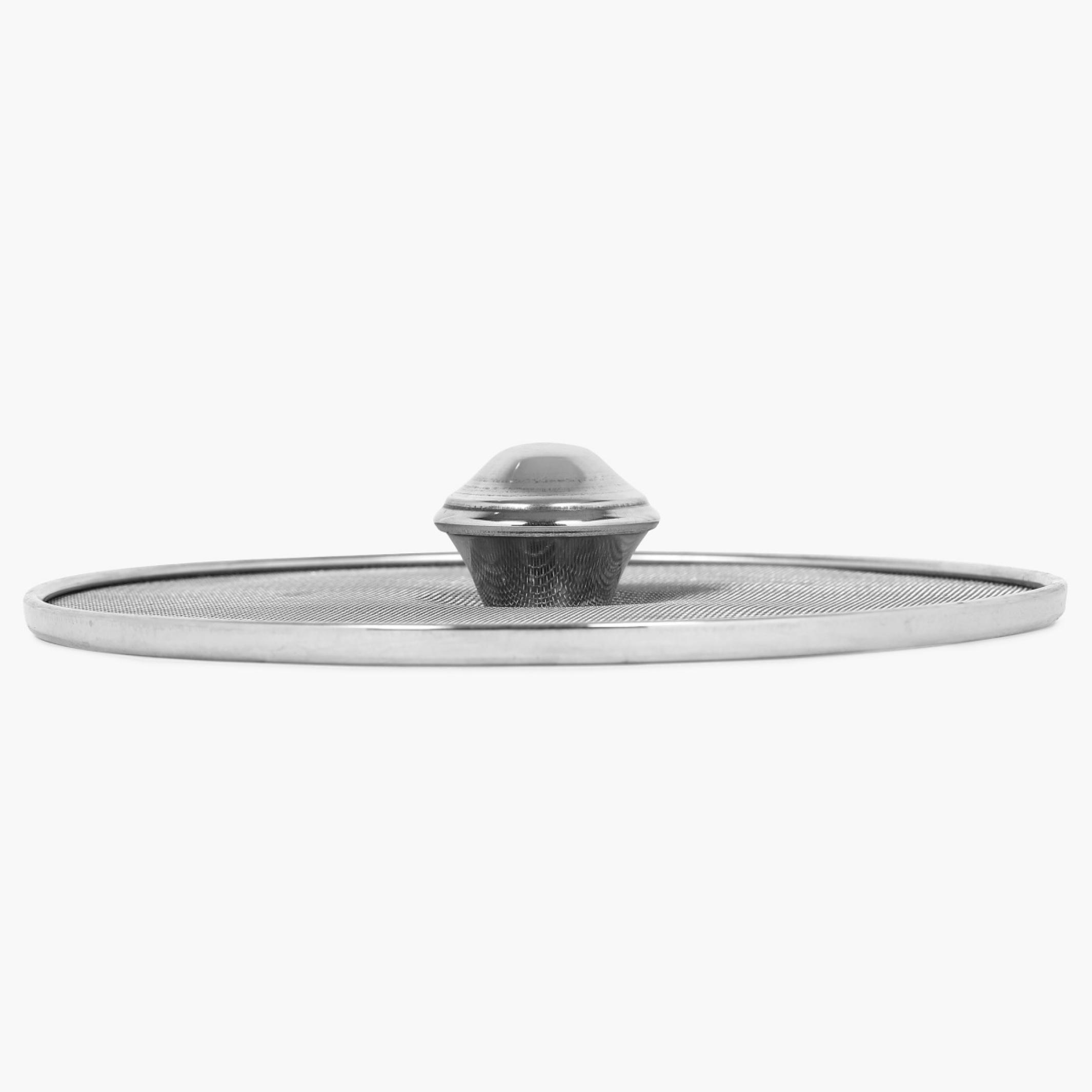Glovia Stainless Steel Milk Cover in Silver