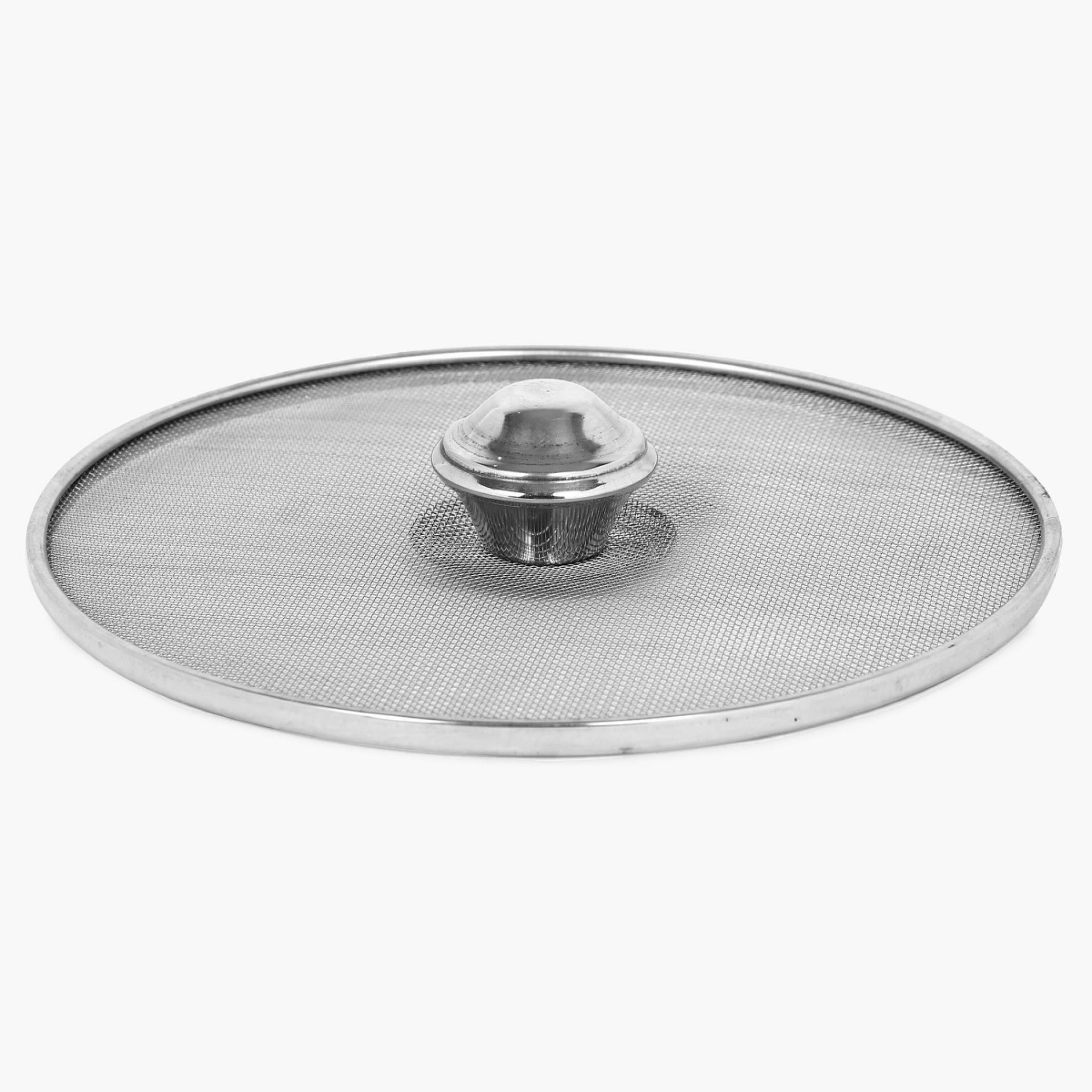 Glovia Stainless Steel Milk Cover in Silver