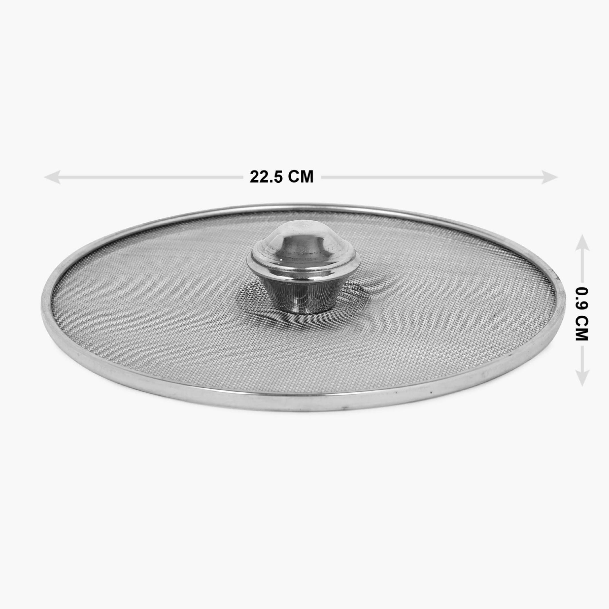 Glovia Stainless Steel Milk Cover in Silver