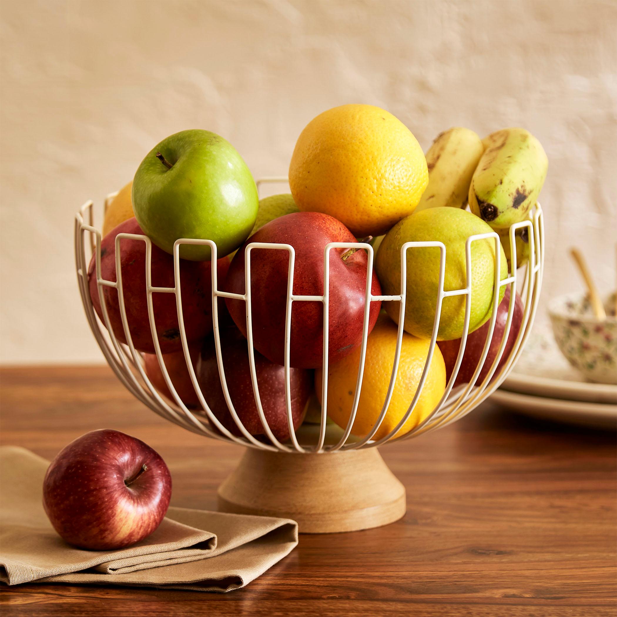 Mirage Metal Fruit Basket in Transparent