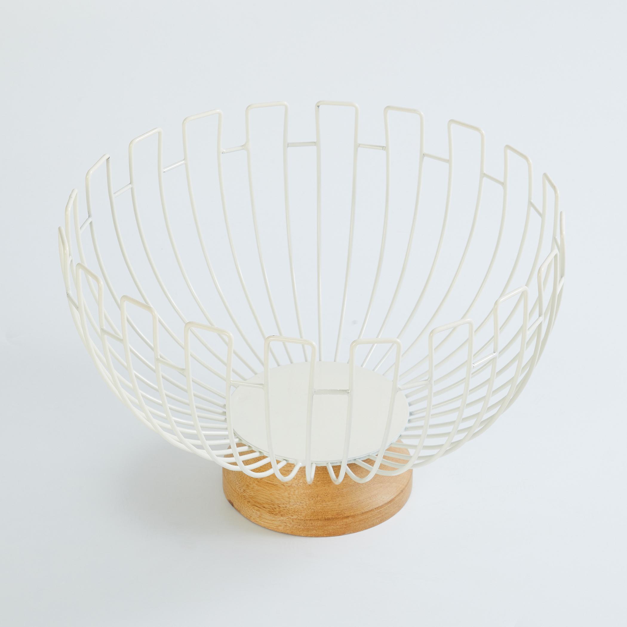 Mirage Metal Fruit Basket in Transparent