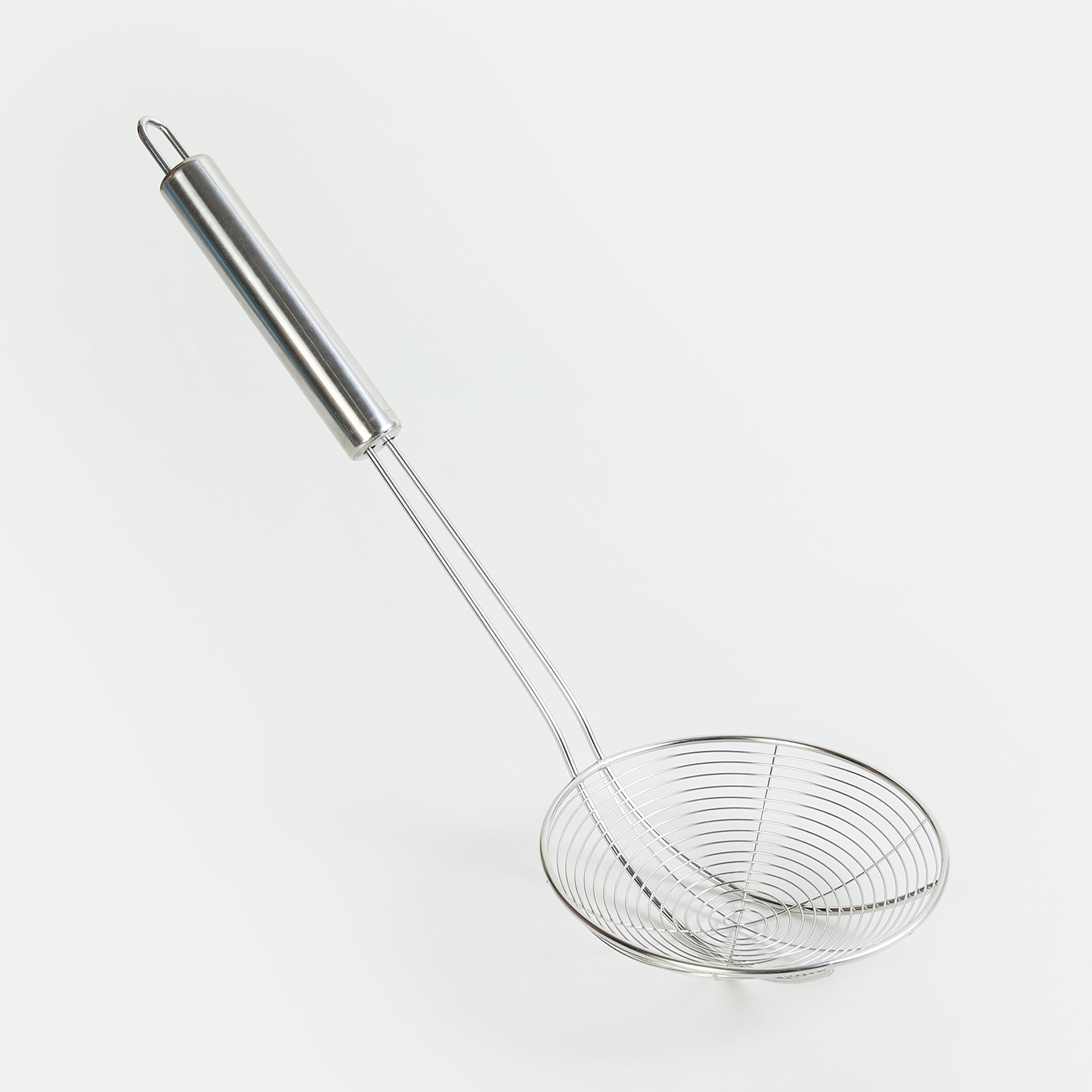 Ferrit Stainless Steel Deep Fry Strainer in Silver