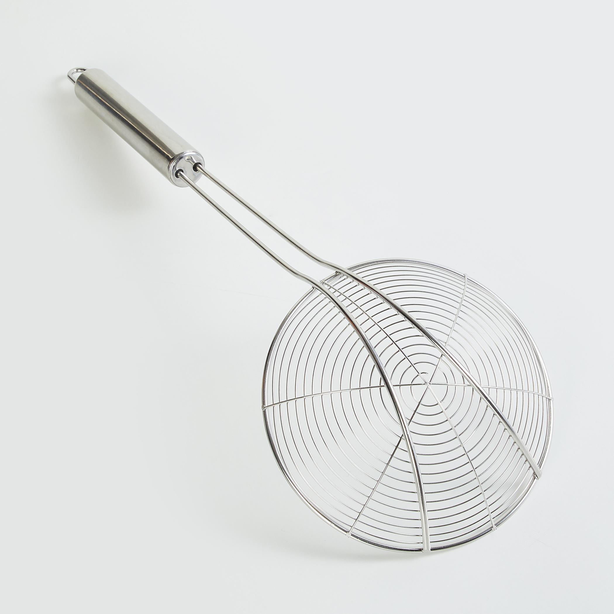 Ferrit Stainless Steel Deep Fry Strainer in Silver