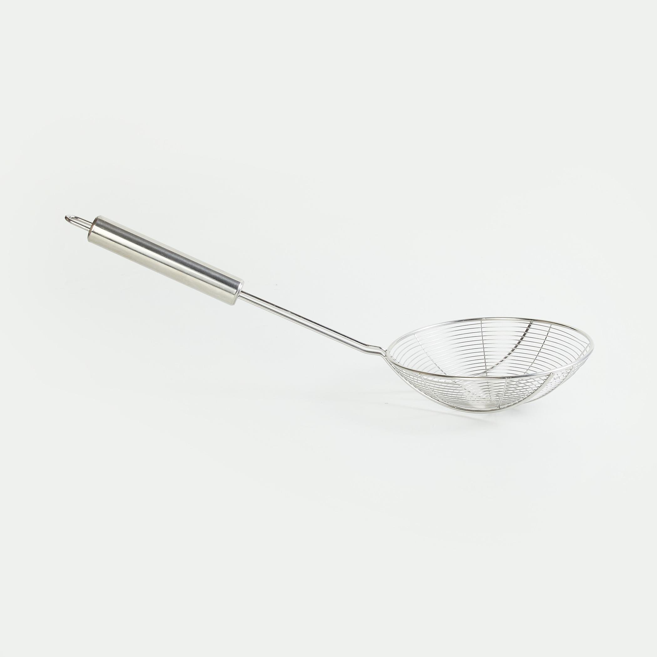 Ferrit Stainless Steel Deep Fry Strainer in Silver