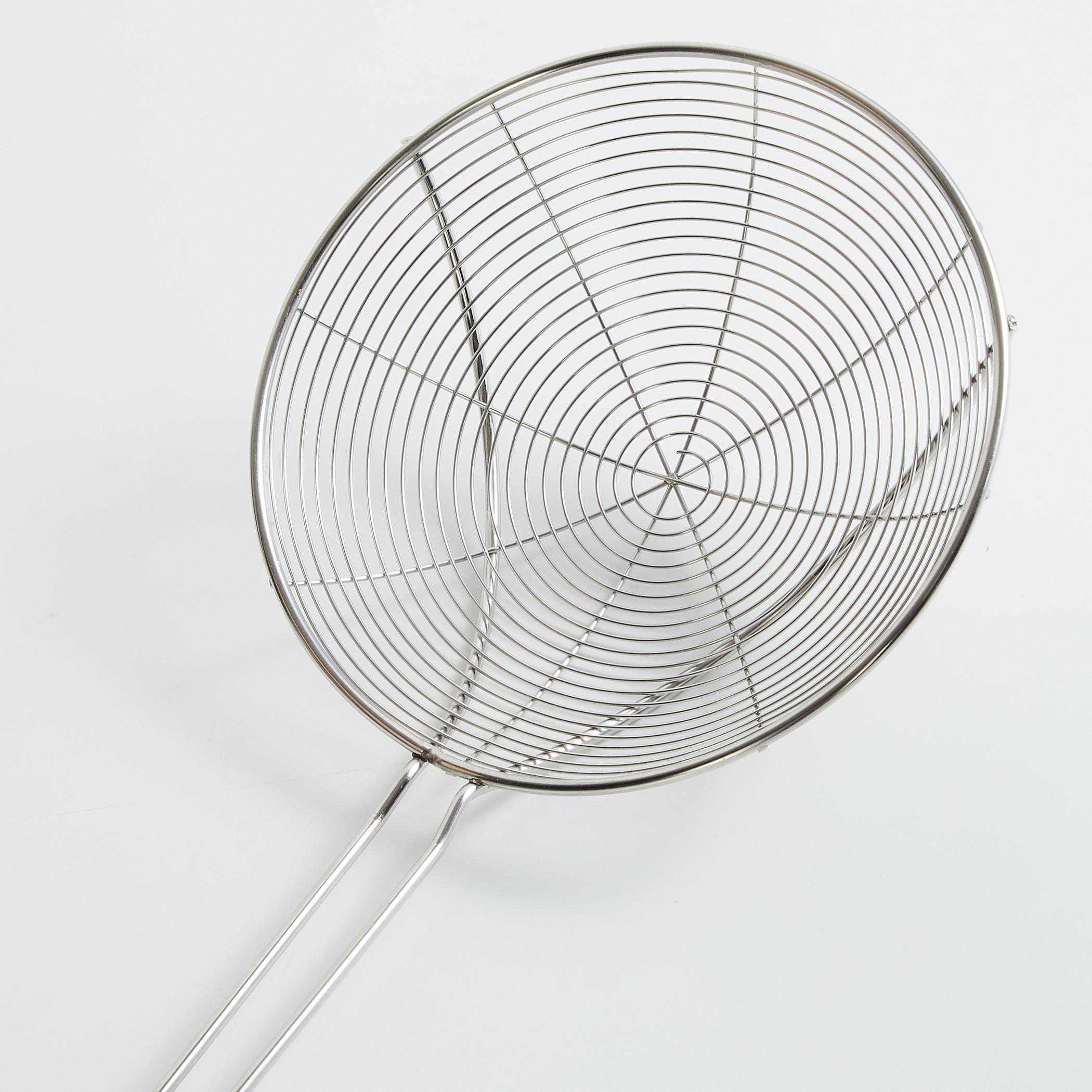 Ferrit Stainless Steel Deep Fry Strainer in Silver