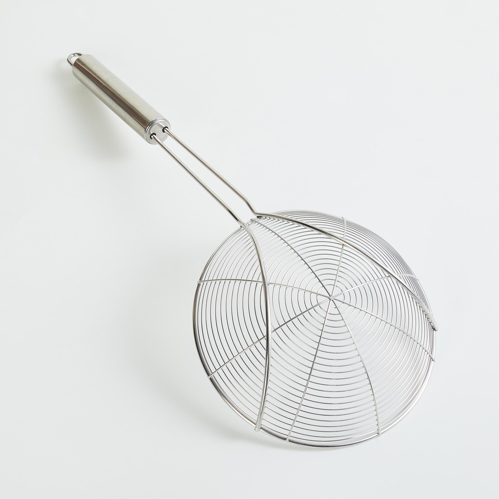 Ferrit Stainless Steel Deep Fry Strainer in Silver