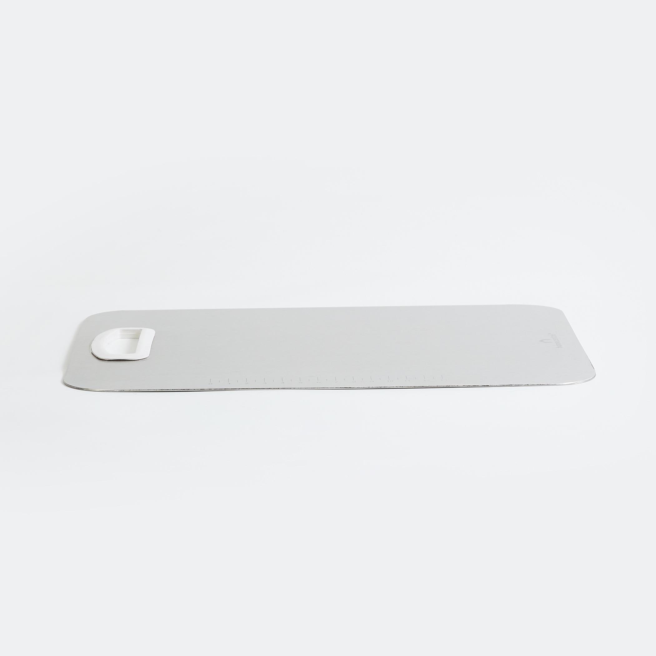 Valeria Steel Chopping Board in Silver