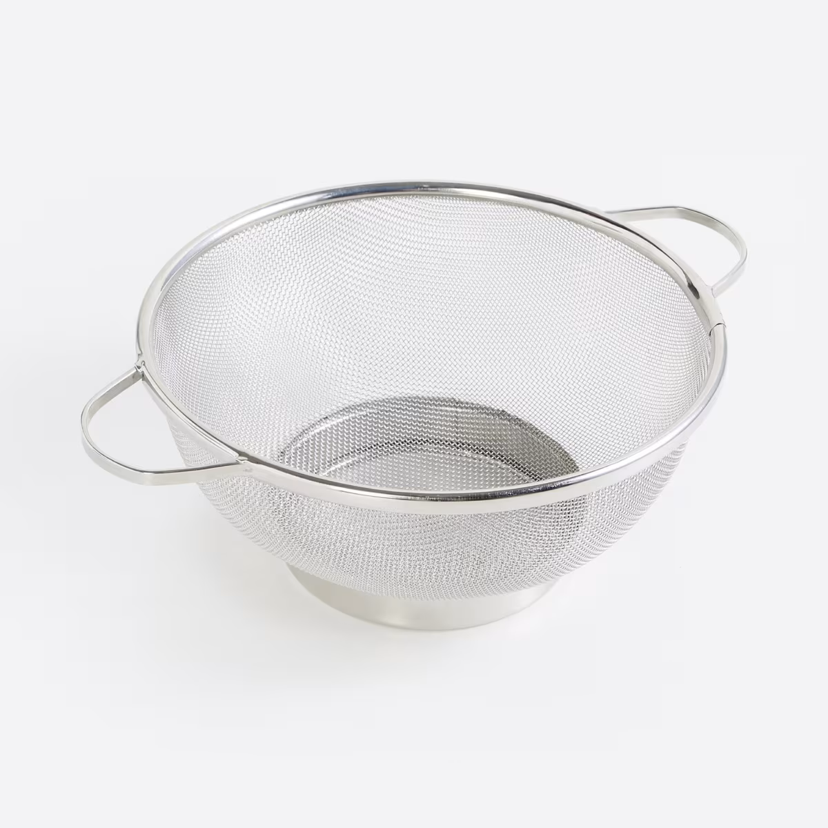 Ferrit Stainless Steel Colander Basket in Silver