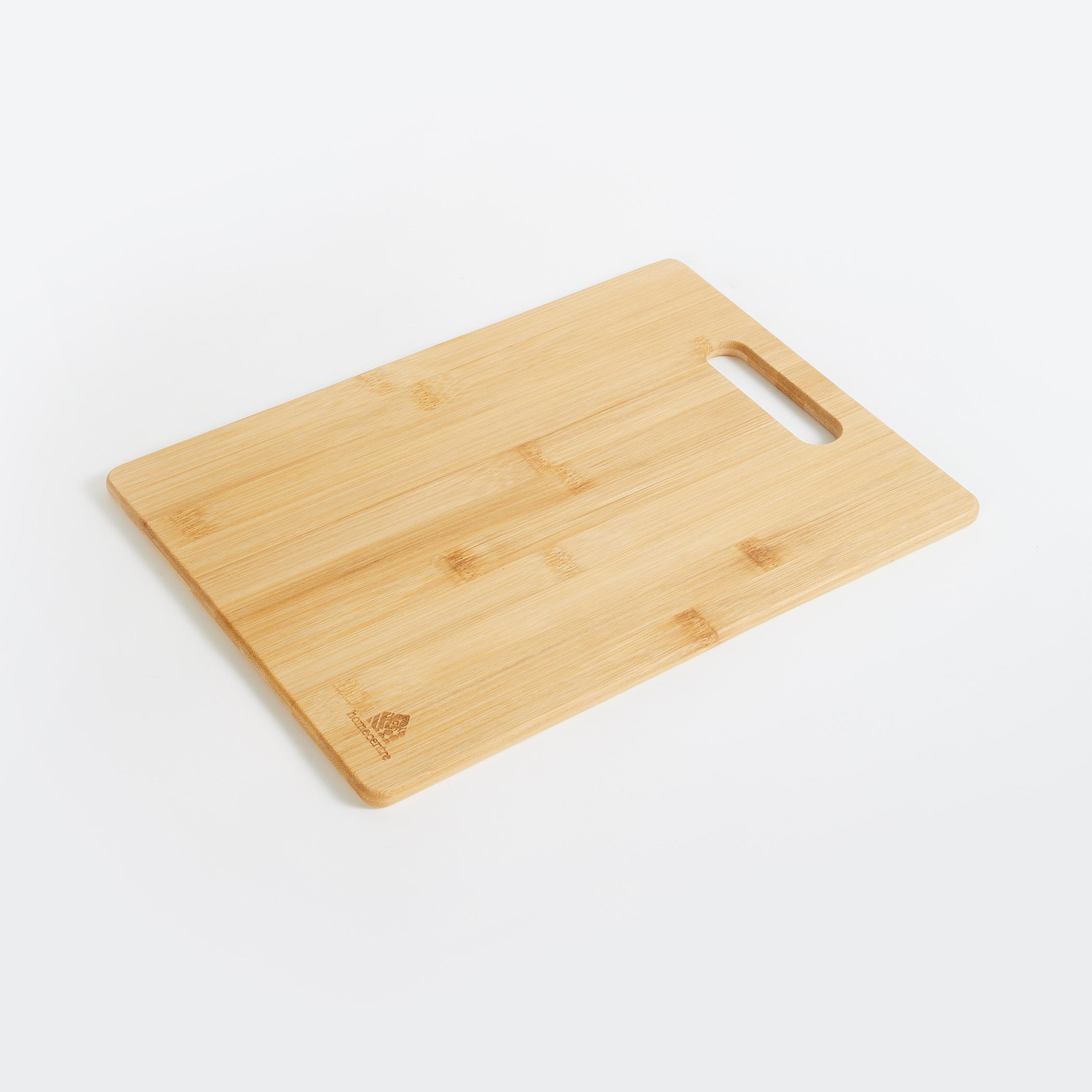 Spinel Set of 2 Bamboo Chopping Boards in Brown