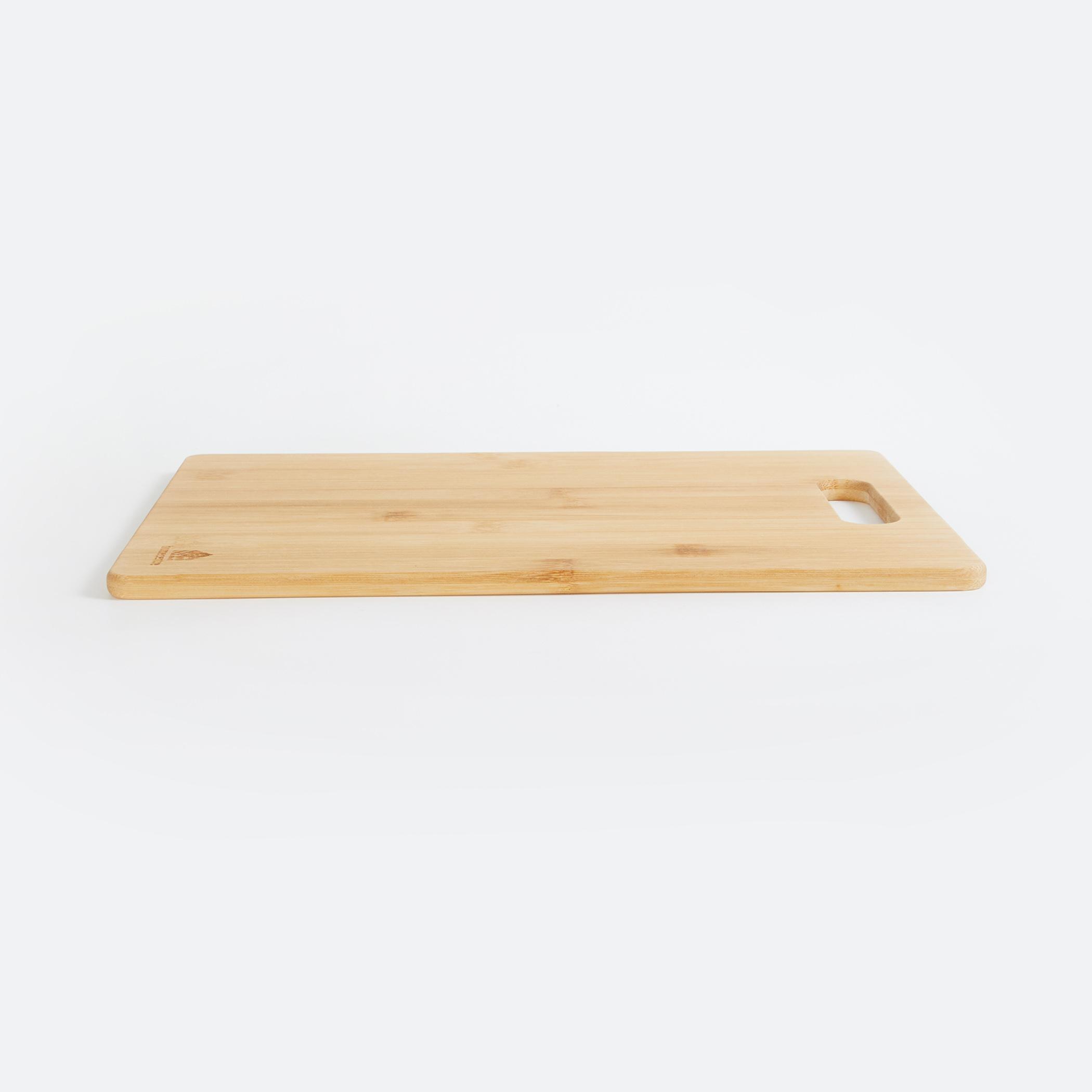 Spinel Set of 2 Bamboo Chopping Boards in Brown
