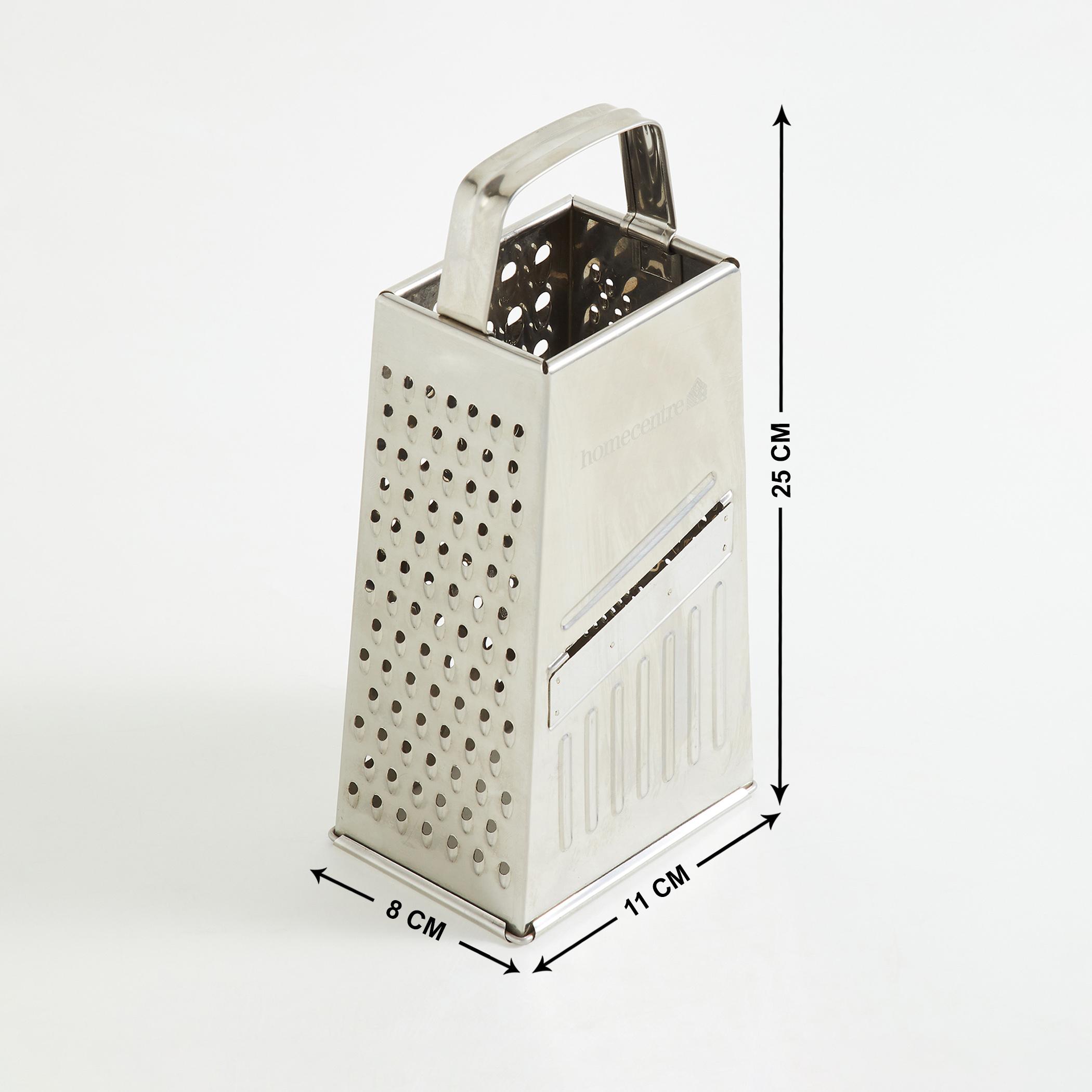 Blithe Ampato 4-Side Stainless Steel Grater in Silver