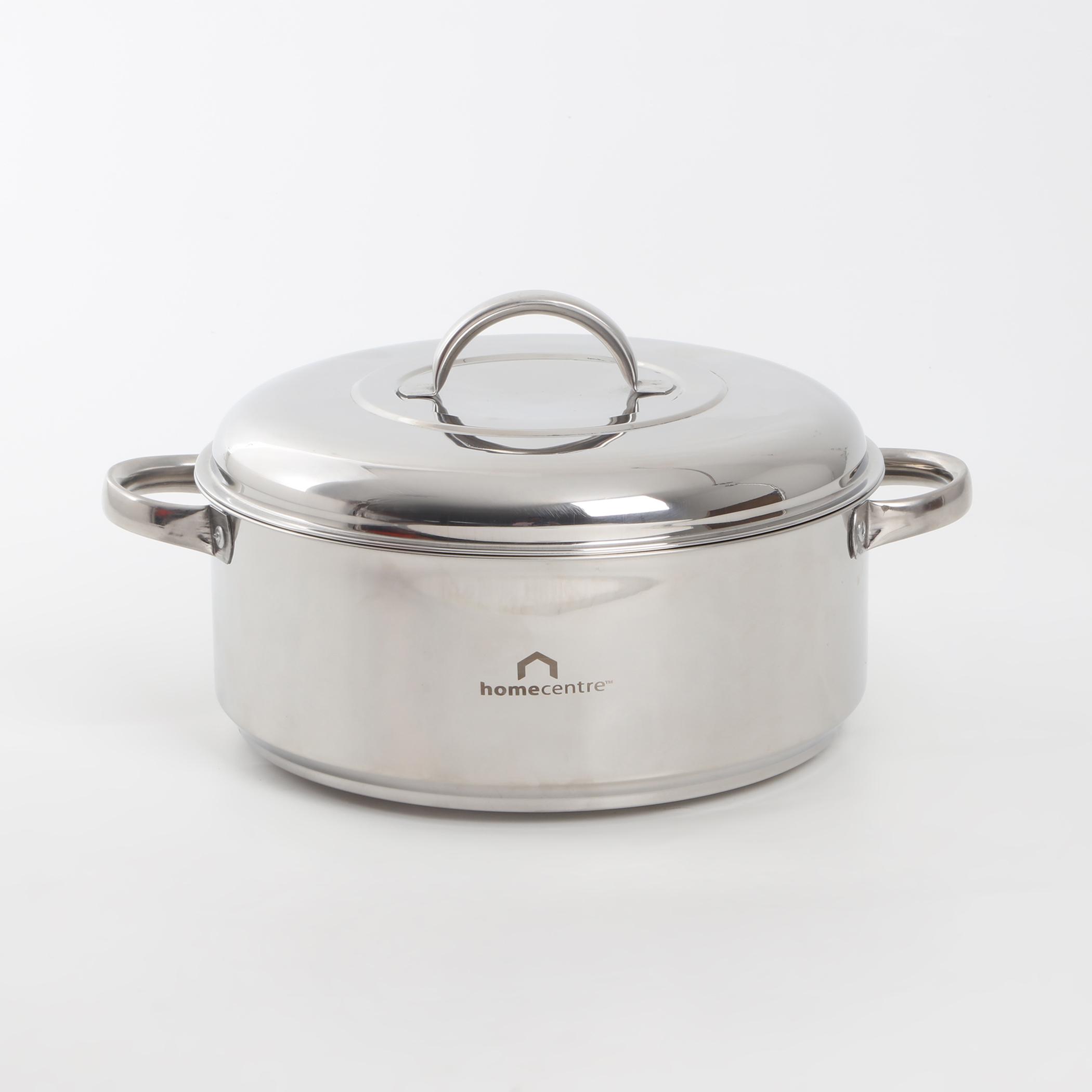 Rivago Claw Set of 2 Stainless Steel Insulated Casseroles in Silver