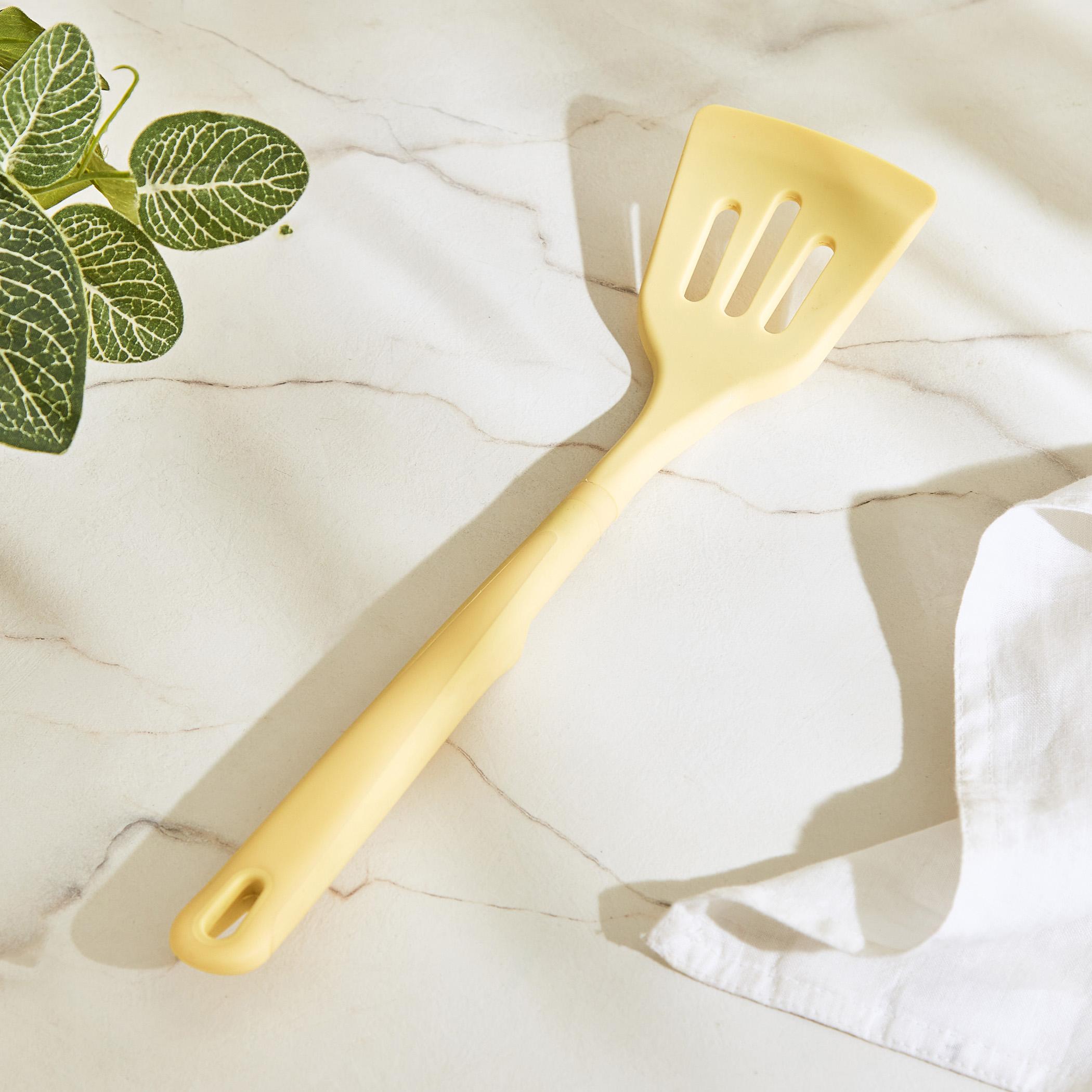 Colour Refresh Silicone Slotted Turner in Yellow