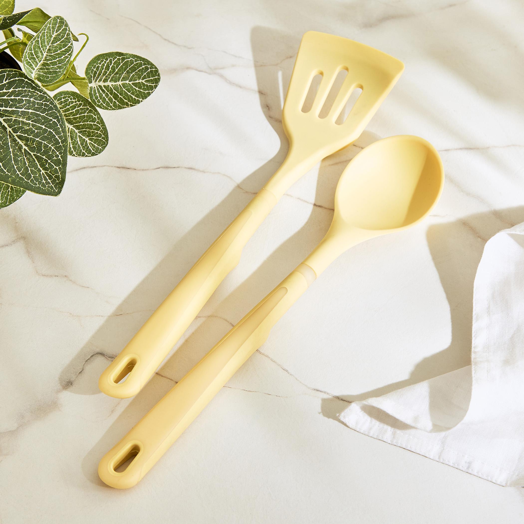 Colour Refresh Silicone Slotted Turner in Yellow