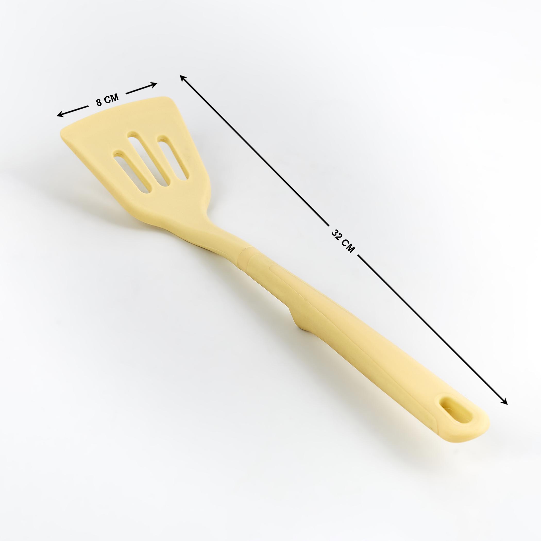 Colour Refresh Silicone Slotted Turner in Yellow