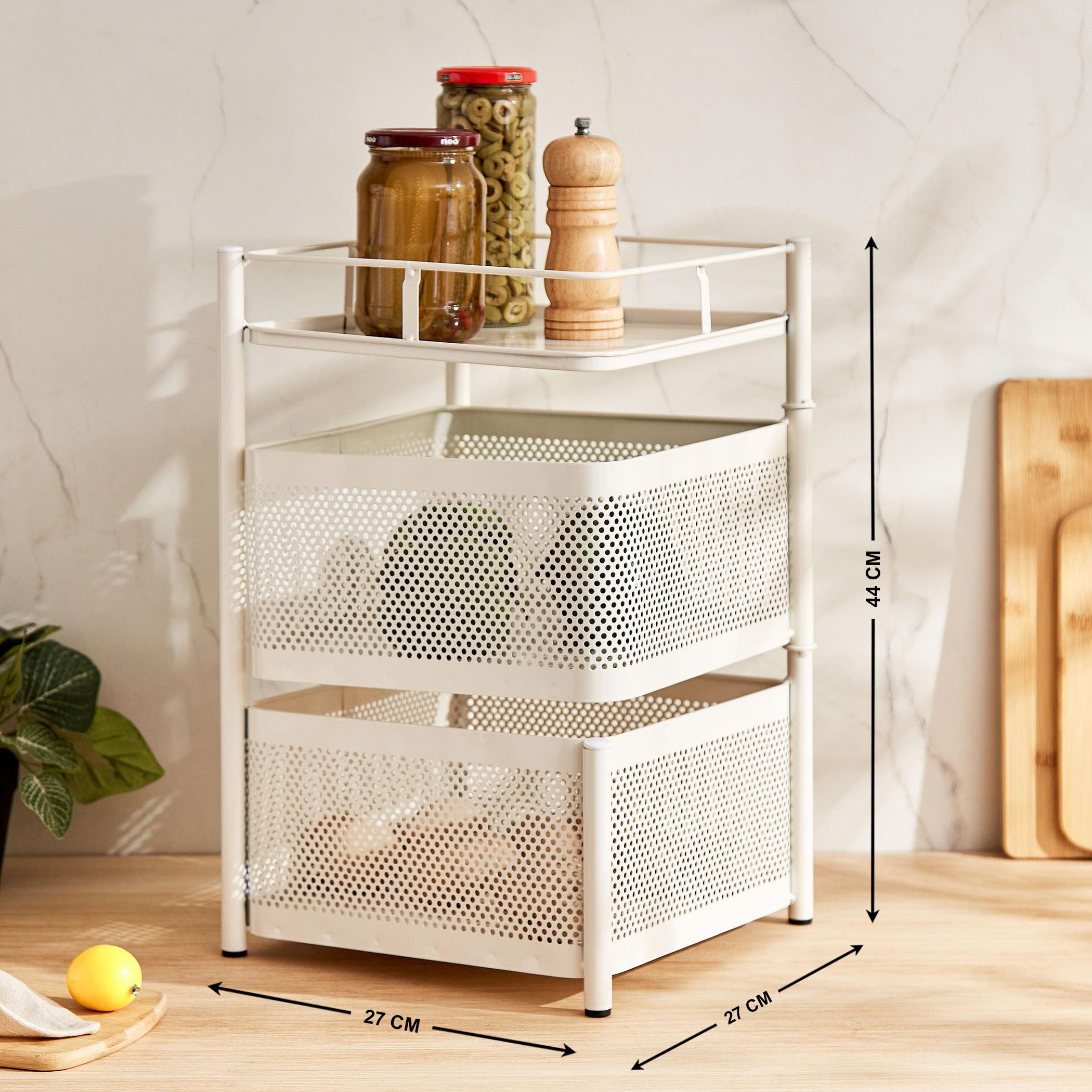 Tranzit Holland 2-Tier Trolley - White in White