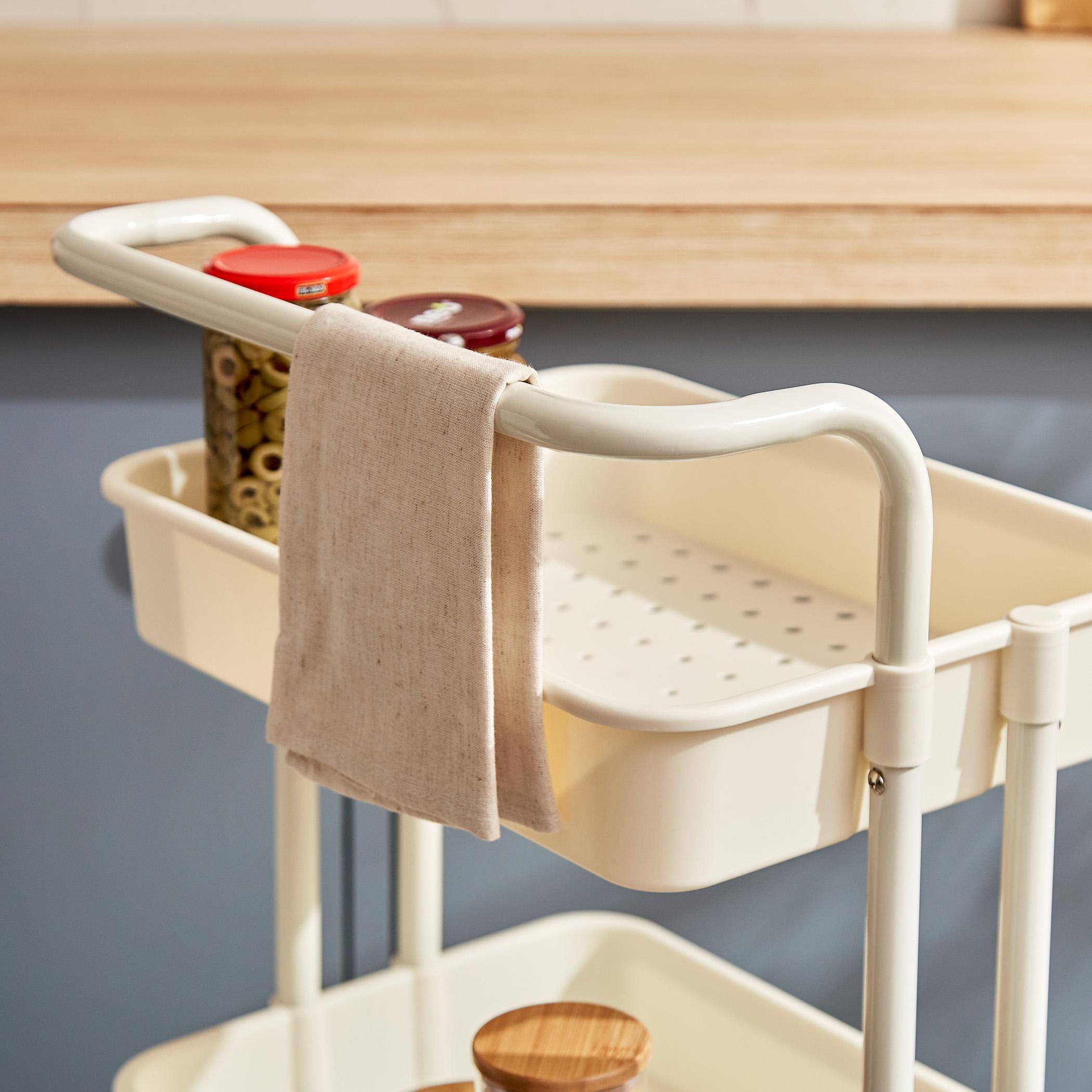 Tranzit Holland 3-Tier Trolley - White in White