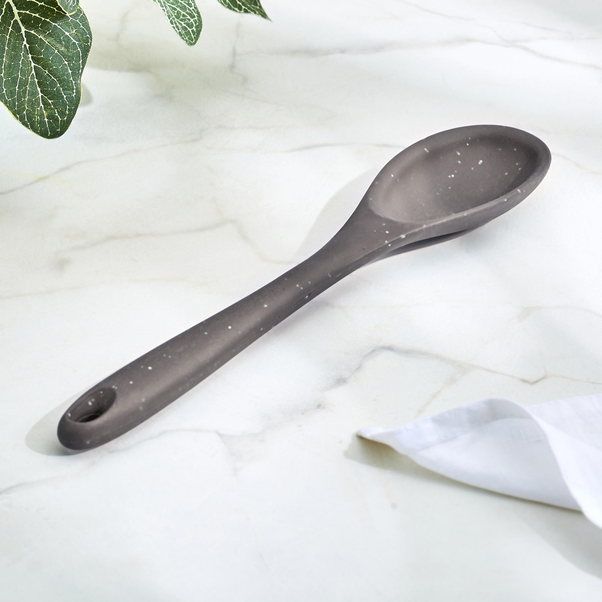Marshmallow Aruba Silicone Spoon in Grey