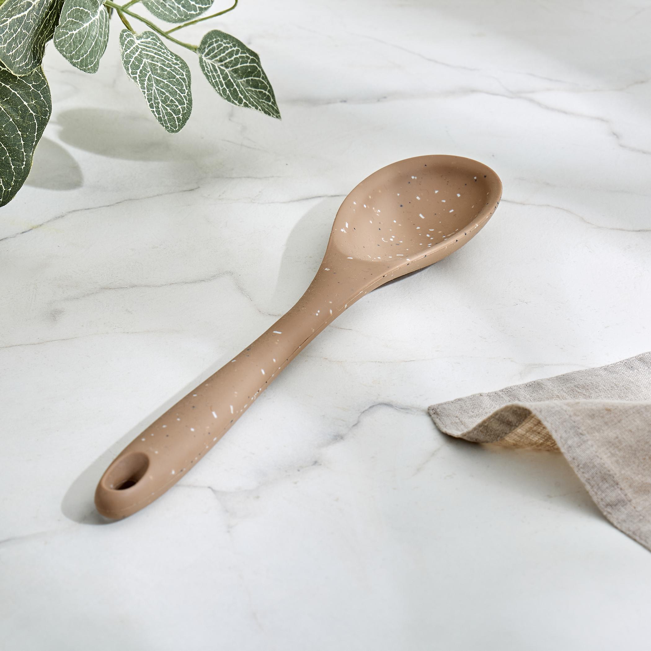 Marshmallow Aruba Silicone Spoon in Beige