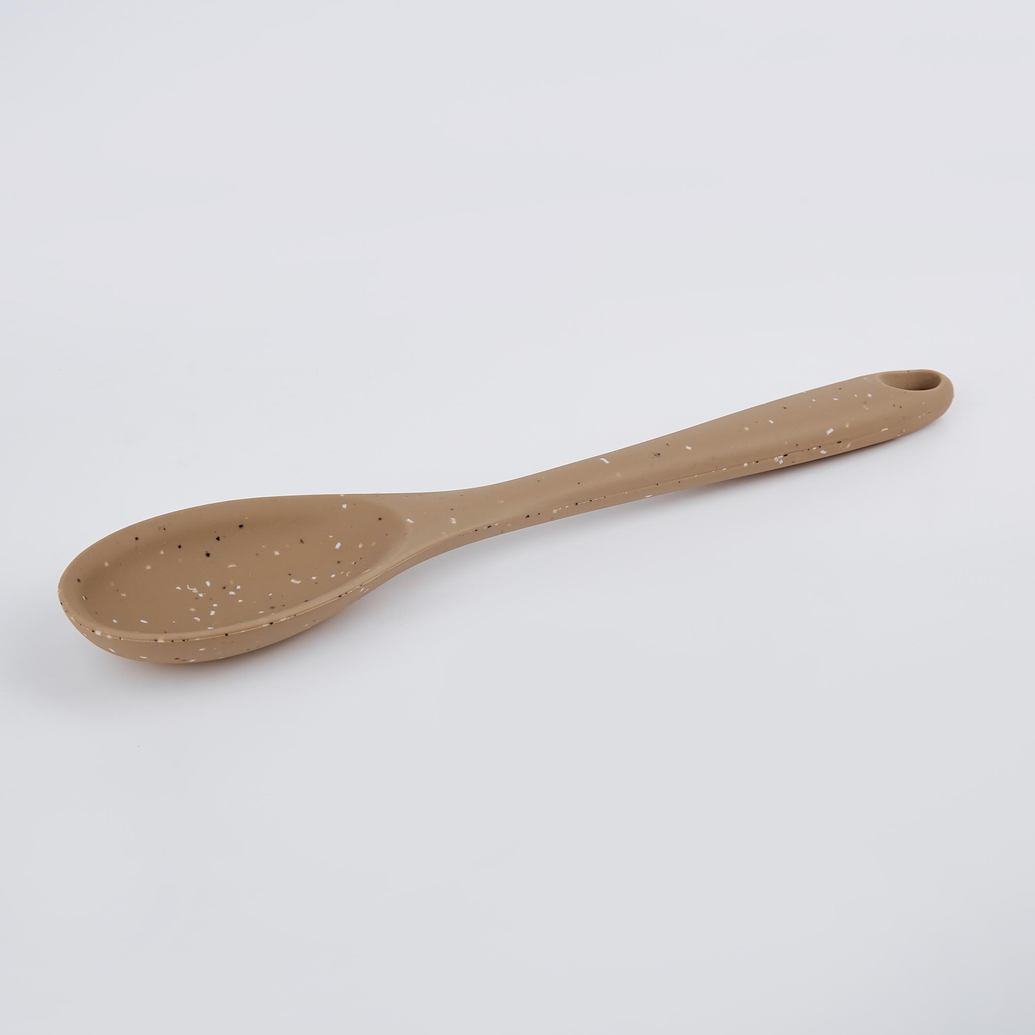 Marshmallow Aruba Silicone Spoon in Beige