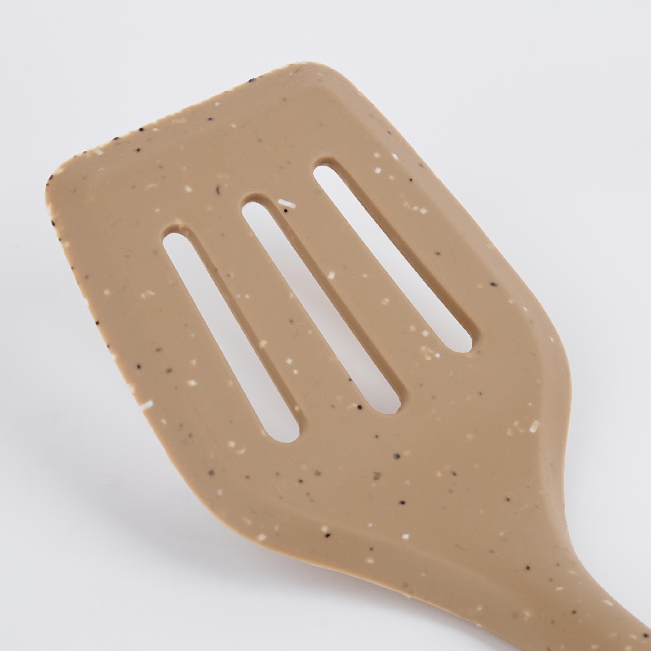 Marshmallow Aruba Silicone Slotted Turner in Beige