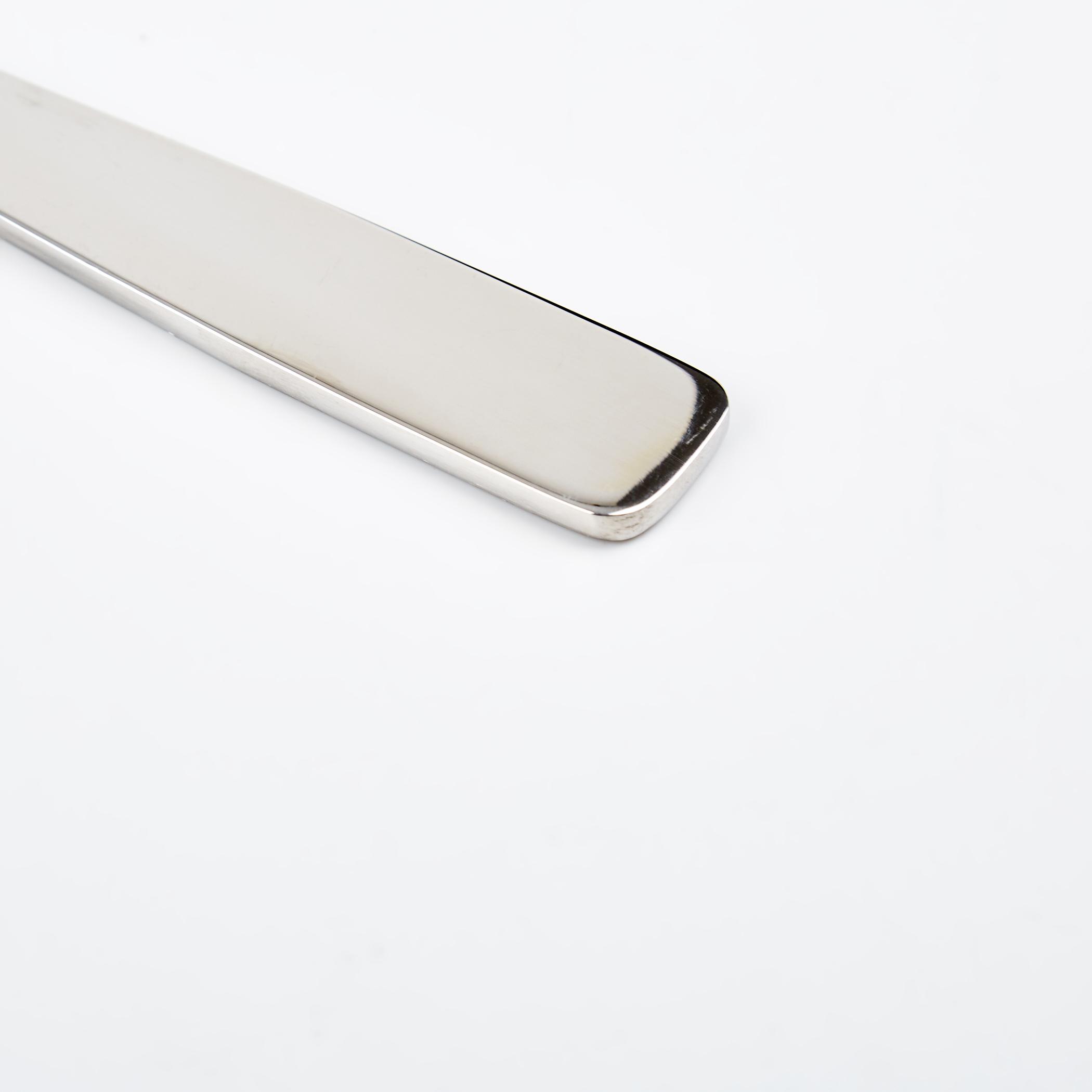 Glister Dune Set of 2 Stainless Steel Dessert Knife in Silver