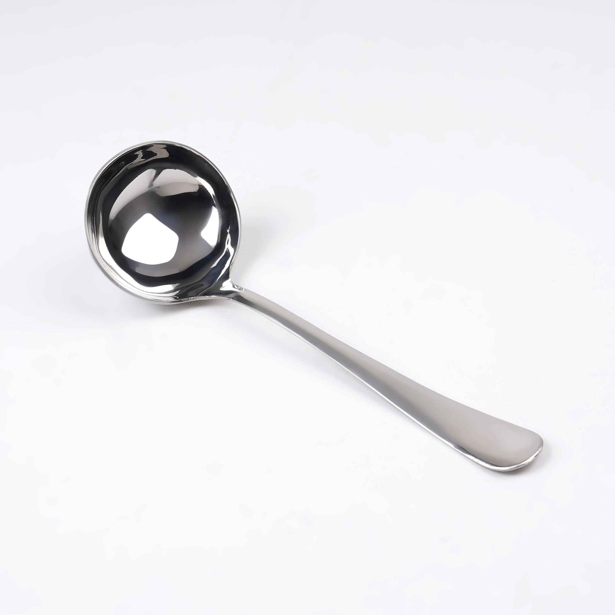 Glister Rosemary Stainless Steel Gravy Ladle in Silver