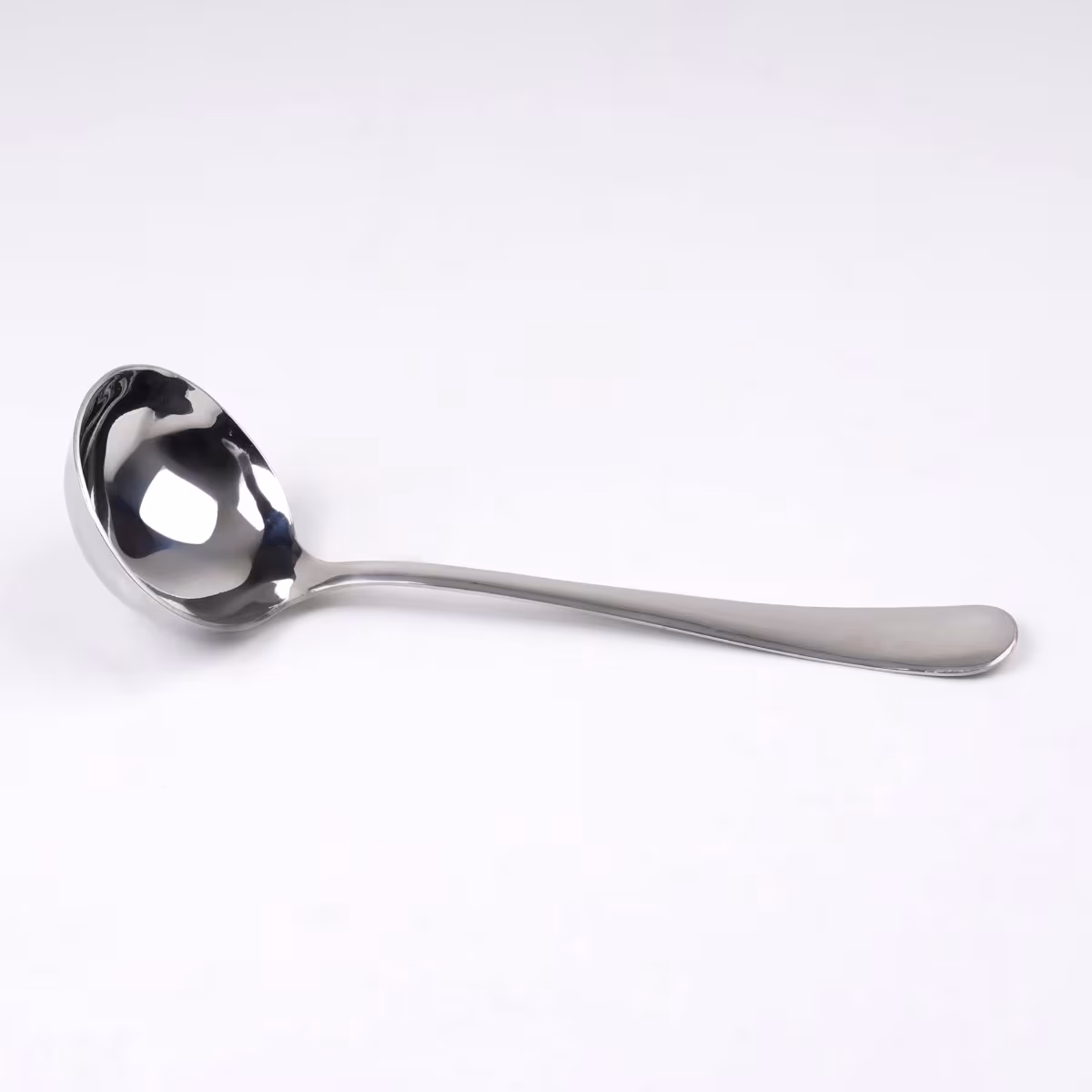 Glister Rosemary Stainless Steel Gravy Ladle in Silver
