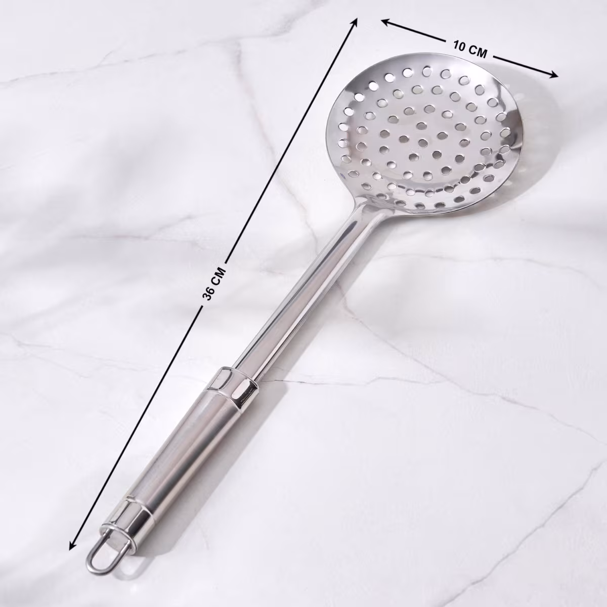 Ferrit Celik Stainless Steel Skimmer in Silver